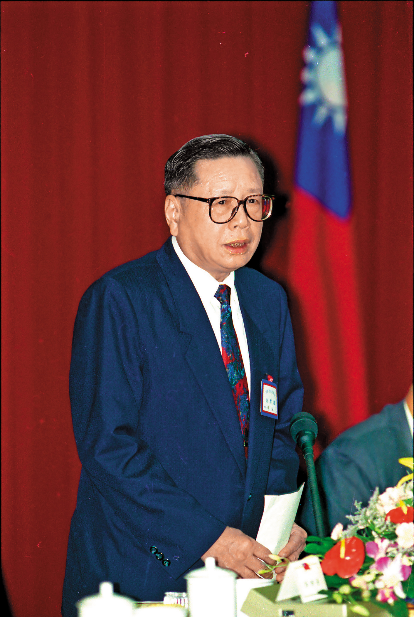 陳涵曾任法務部次長、總統府國策顧問,在法界很有影響力。1993年時任檢察總長。(中央社)