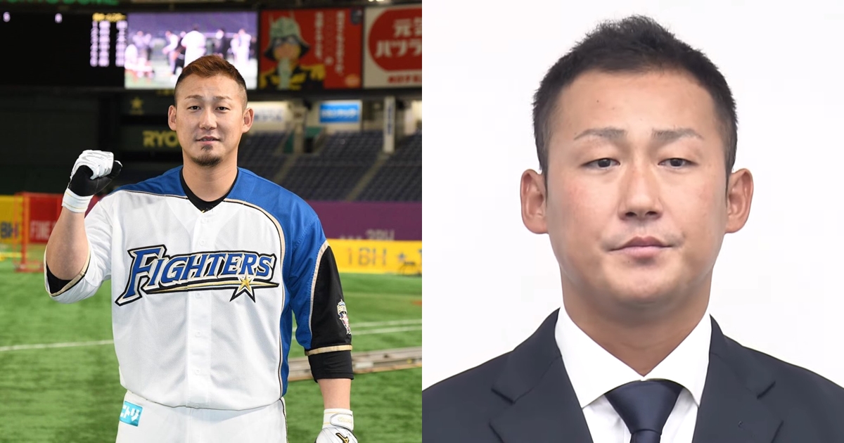 日職球星中田翔因暴力事件被交易到巨人隊，今日出席加盟記者會剃掉小鬍子、染黑髮道歉，感謝巨人給他重生機會。（翻攝自中田翔IG、ANNnewsCH YouTube）