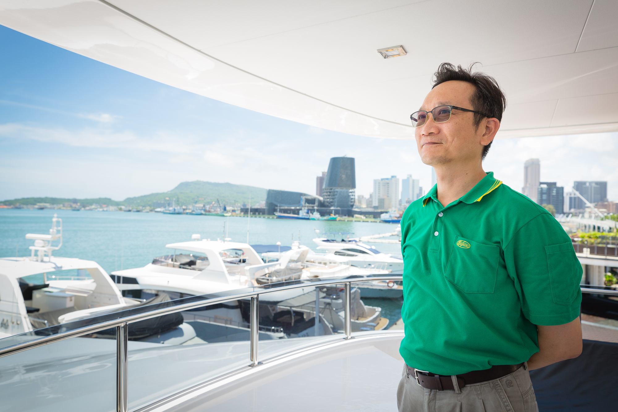 嘉信遊艇是台灣最大客製化遊艇公司，總經理龔俊豪近來開始布局品牌市場。