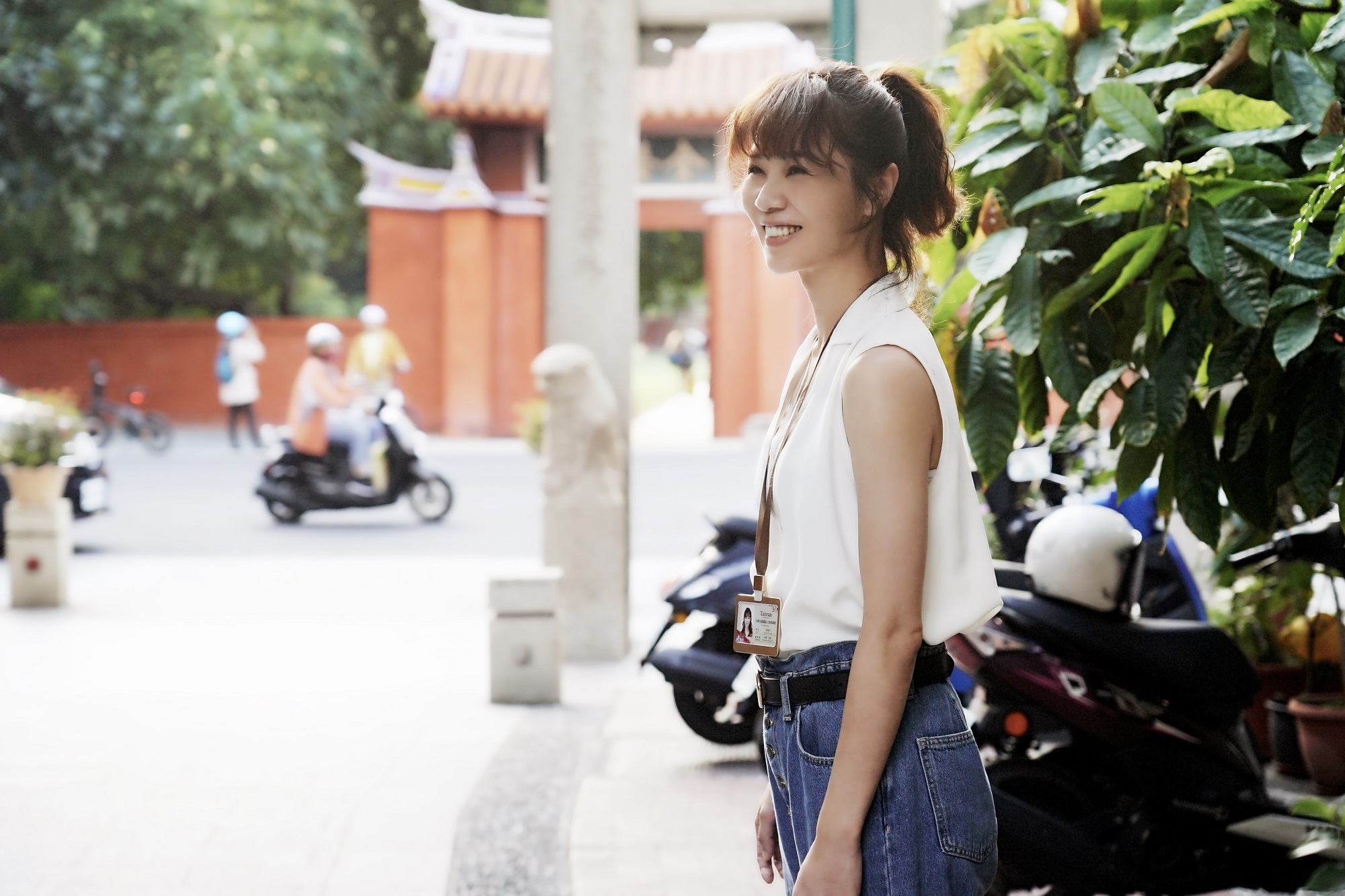 謝盈萱成功演繹《俗女養成記》中的主角陳嘉玲,續集戲分更吃重。(華視、CATCHPLAY提供,王志偉攝)