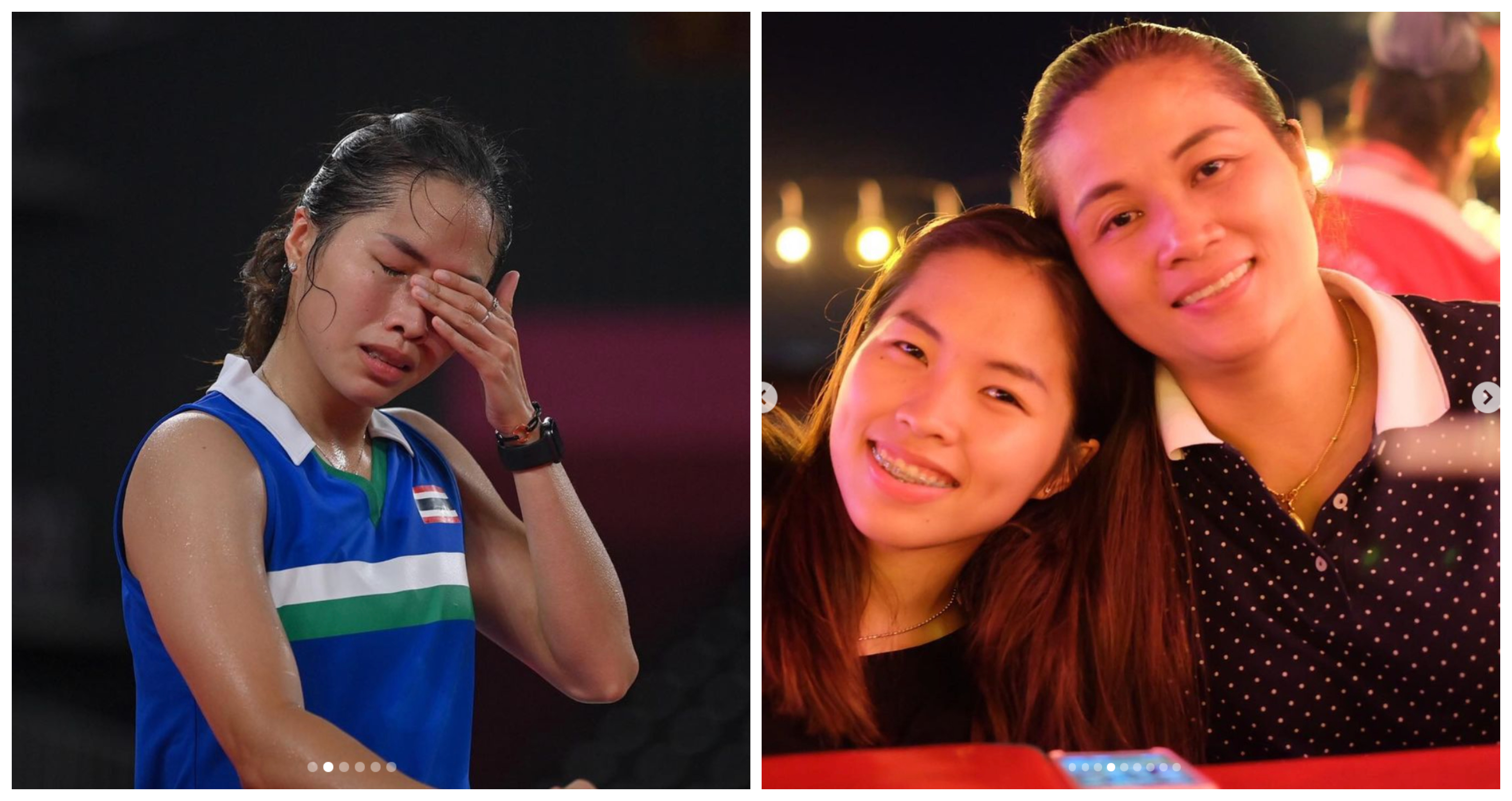 依瑟儂與媽媽（右圖右）感情深厚。（翻攝依瑟儂IG）