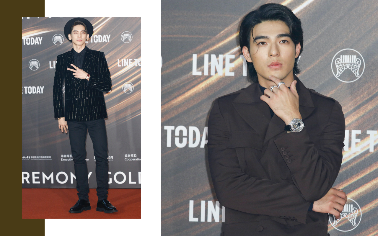 陳昊森（右圖）、林柏宏（左圖）搭擋，擔任第32屆金曲獎頒獎嘉賓。