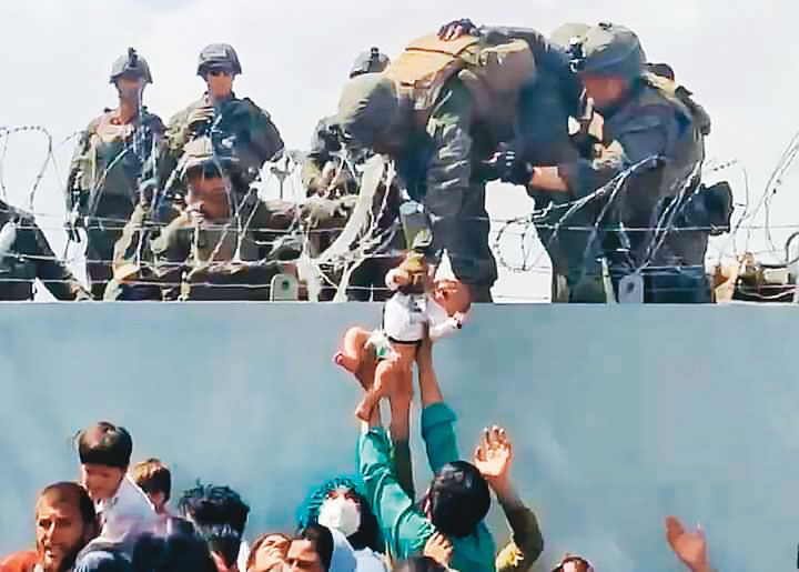 美國撤軍阿富汗，上週塔利班重新取得政權。（翻攝OMAR HAIDARI Twitter）