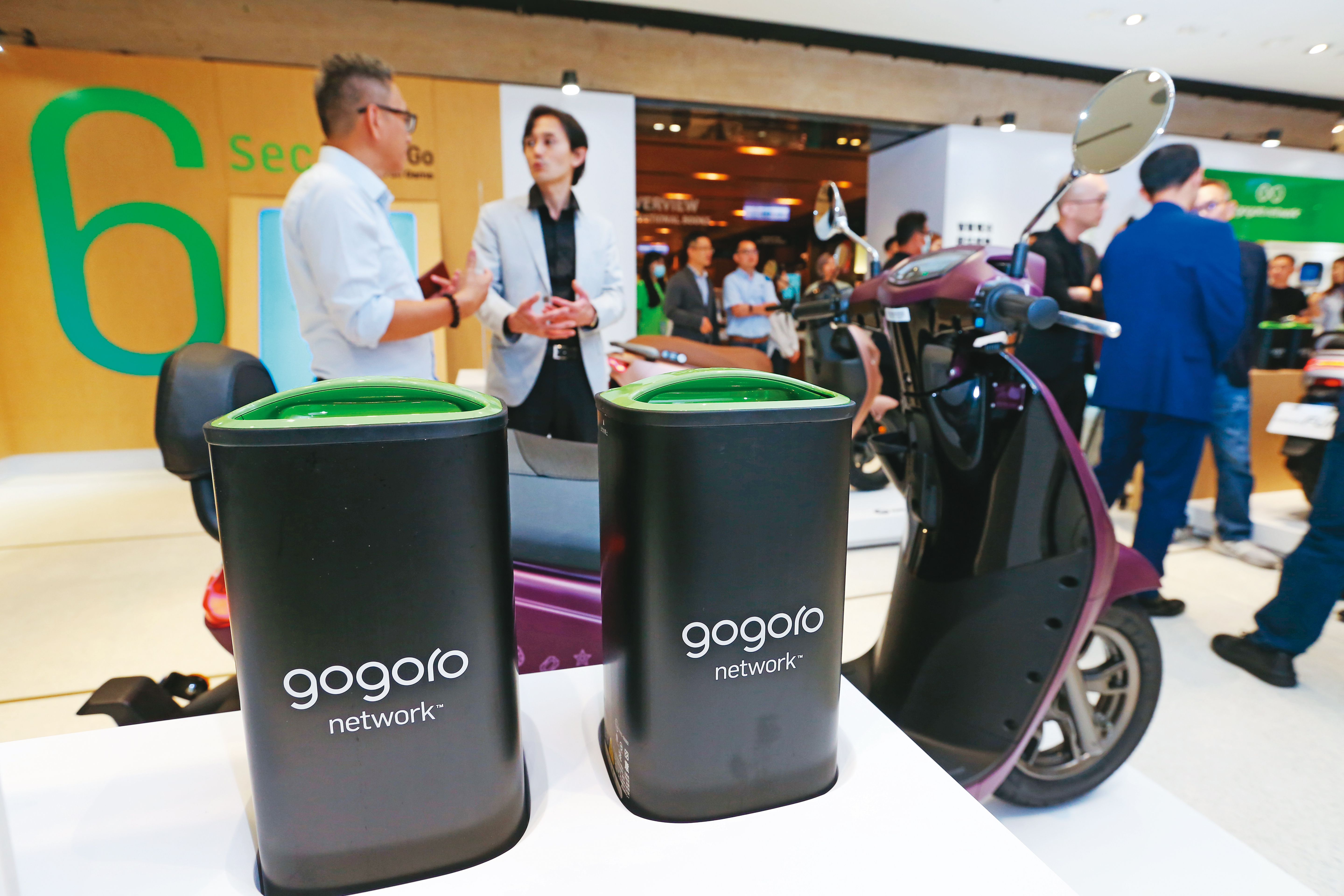Gogoro的 GoStation，成為國內最大電動機車電池交換平台。