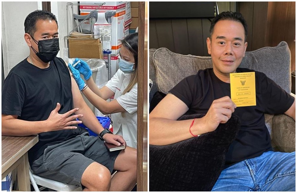 泰國富豪尚猜在3個月內,一共打了5劑疫苗。(翻攝pegliyah的IG)