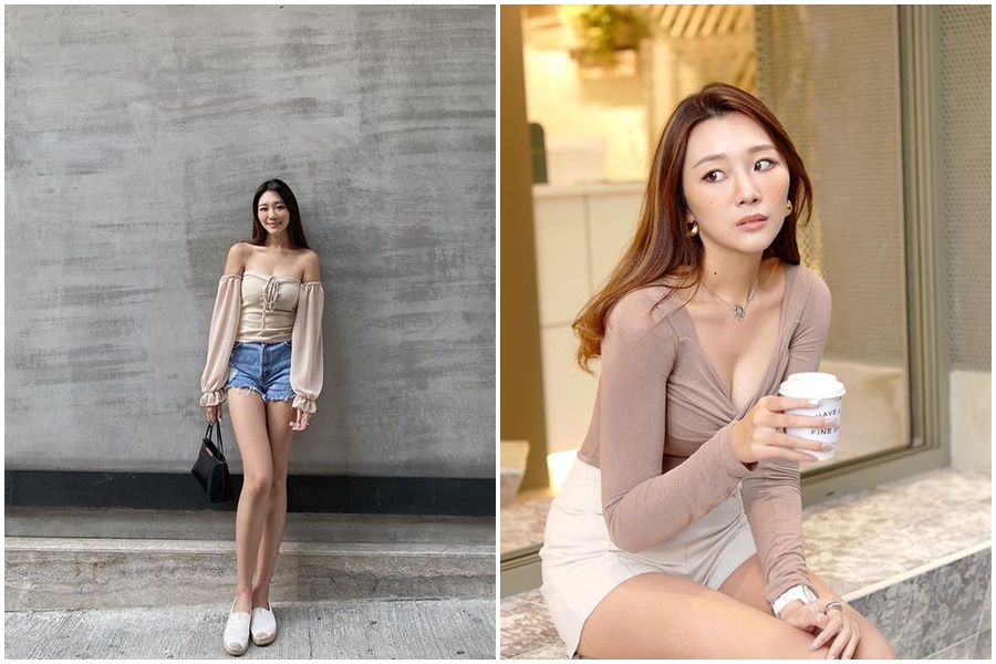 校花梁允瑜參加選美競賽呼聲超高，卻因為外流片引發爭議。（翻攝自梁允瑜IG）