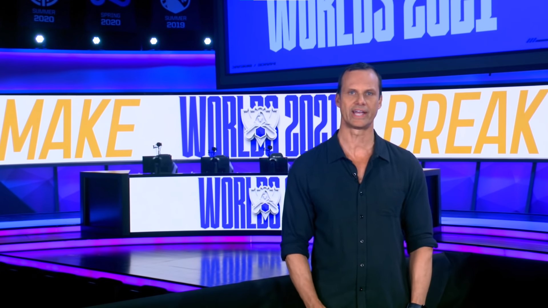 Riot Games電競全球負責人John Needham宣布《英雄聯盟》S11世界賽將改至歐洲舉辦。（翻攝自LoL Esports）