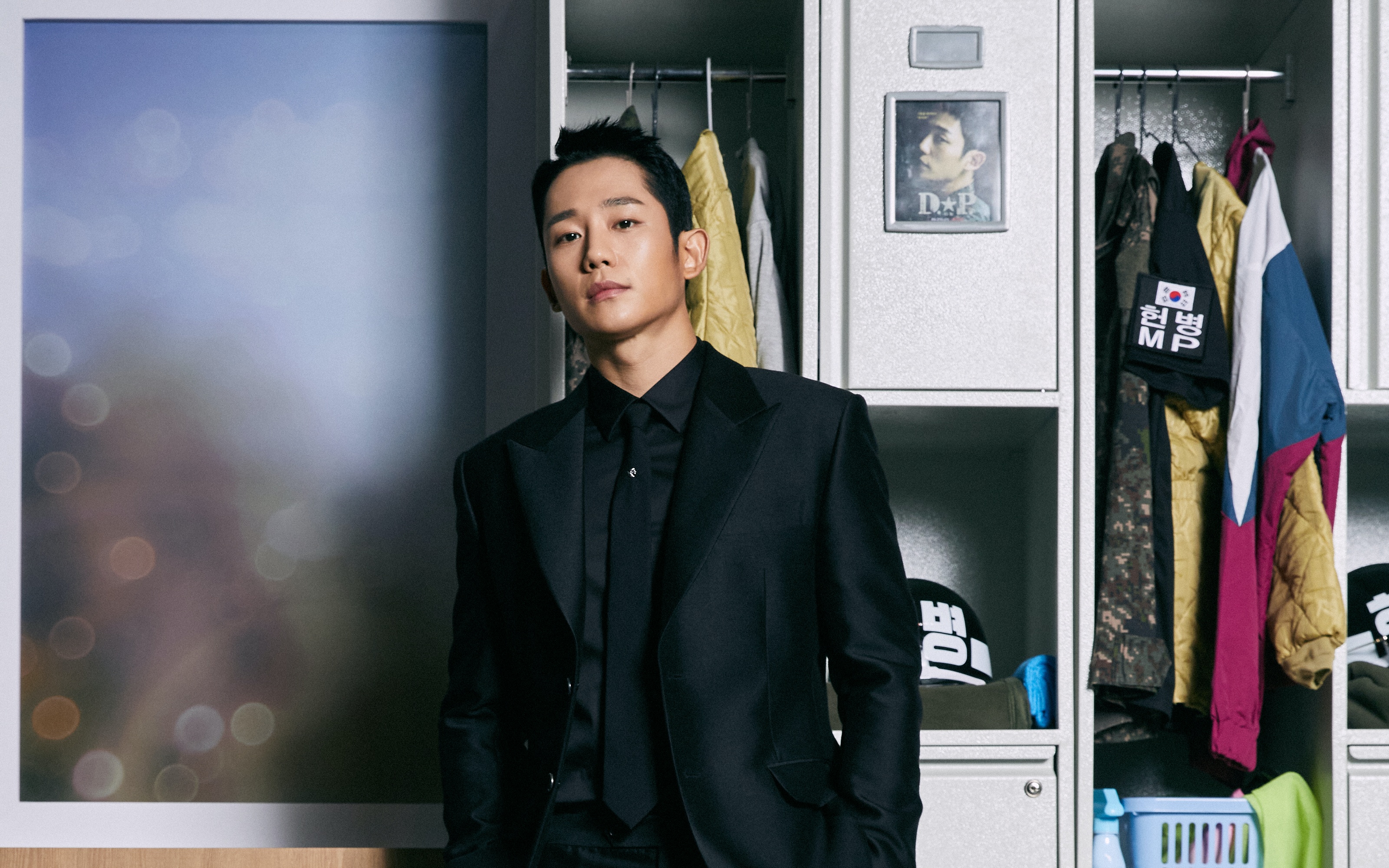 丁海寅今出席Netflix《D.P 逃兵追緝令》記者會。(Netflix提供)