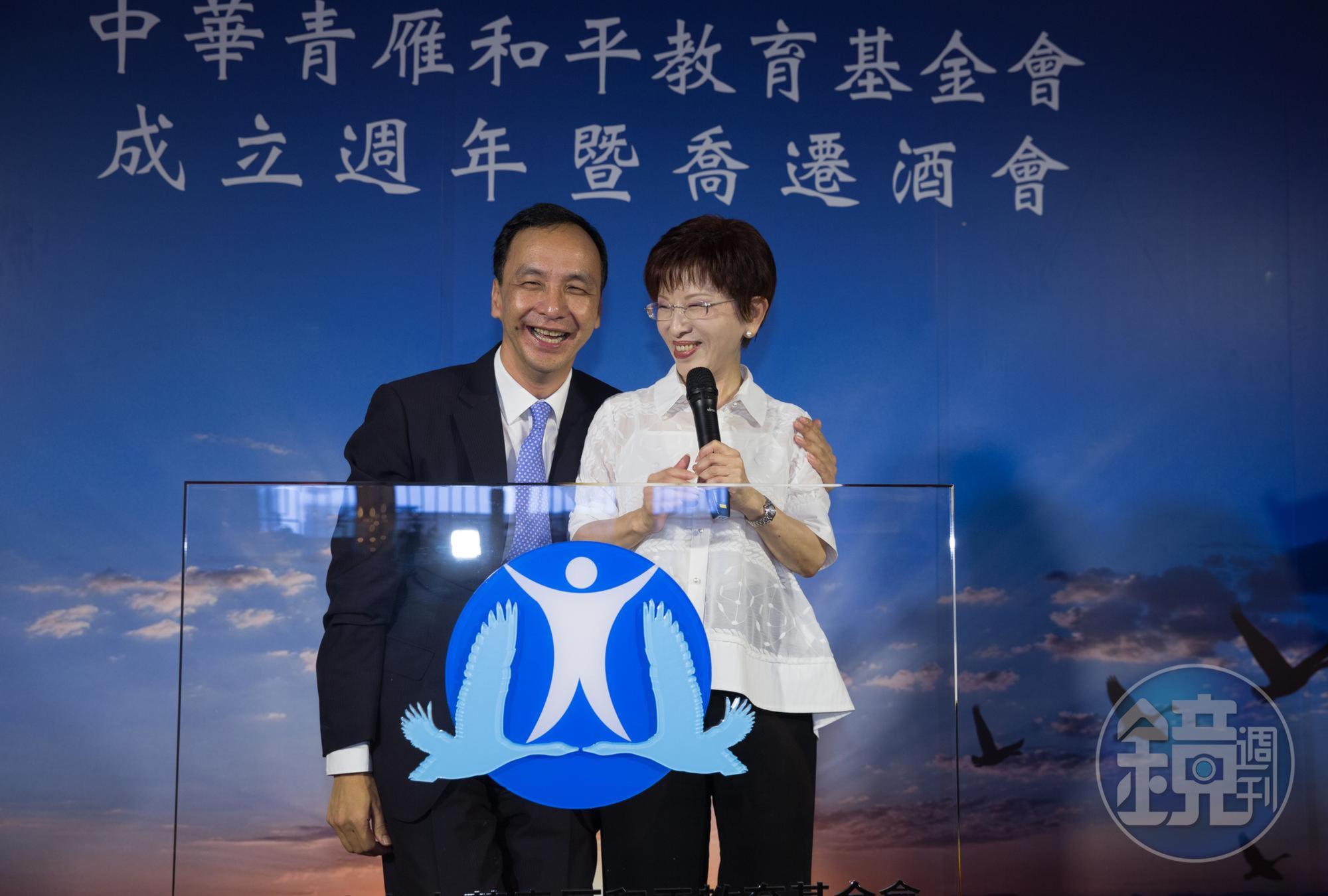 國民黨前黨主席洪秀柱在廣播節目上表示,朱立倫最大罩門為「換柱」事件,不過她也稱讚朱,在所有國民黨主席候選人中,不管資歷、經歷各方面表現都是「最優秀的」。(本刊資料照)