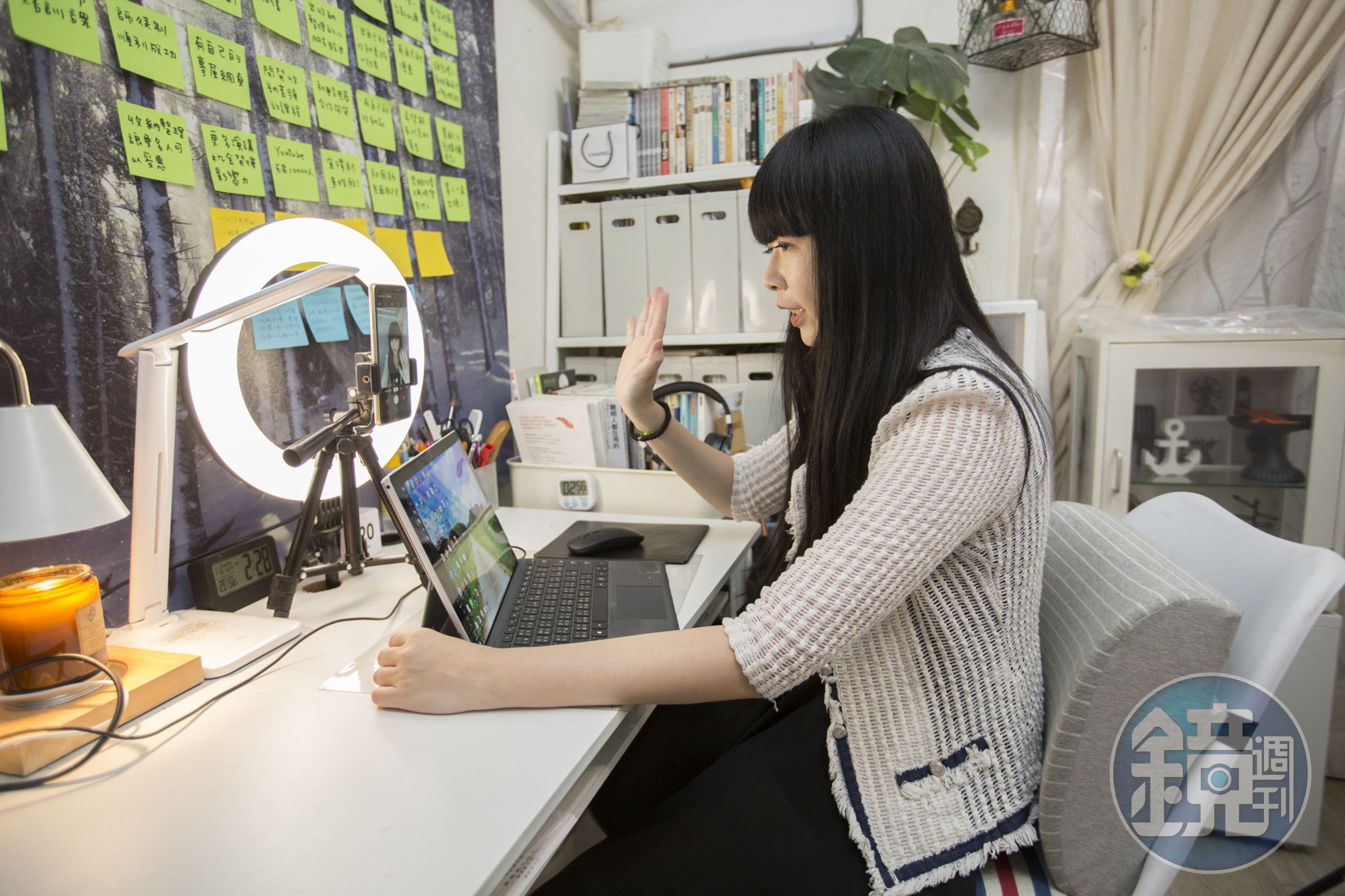 廖心筠這幾年也幫人上課、開直播，教整理物品，也教整理人心。