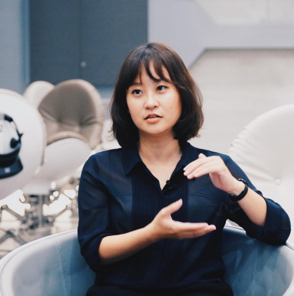 高雄VR體感劇院計畫統籌李懷瑾表示，選擇國際投資案時，希望內容或創作者與台灣有關。 （高雄電影館提供）