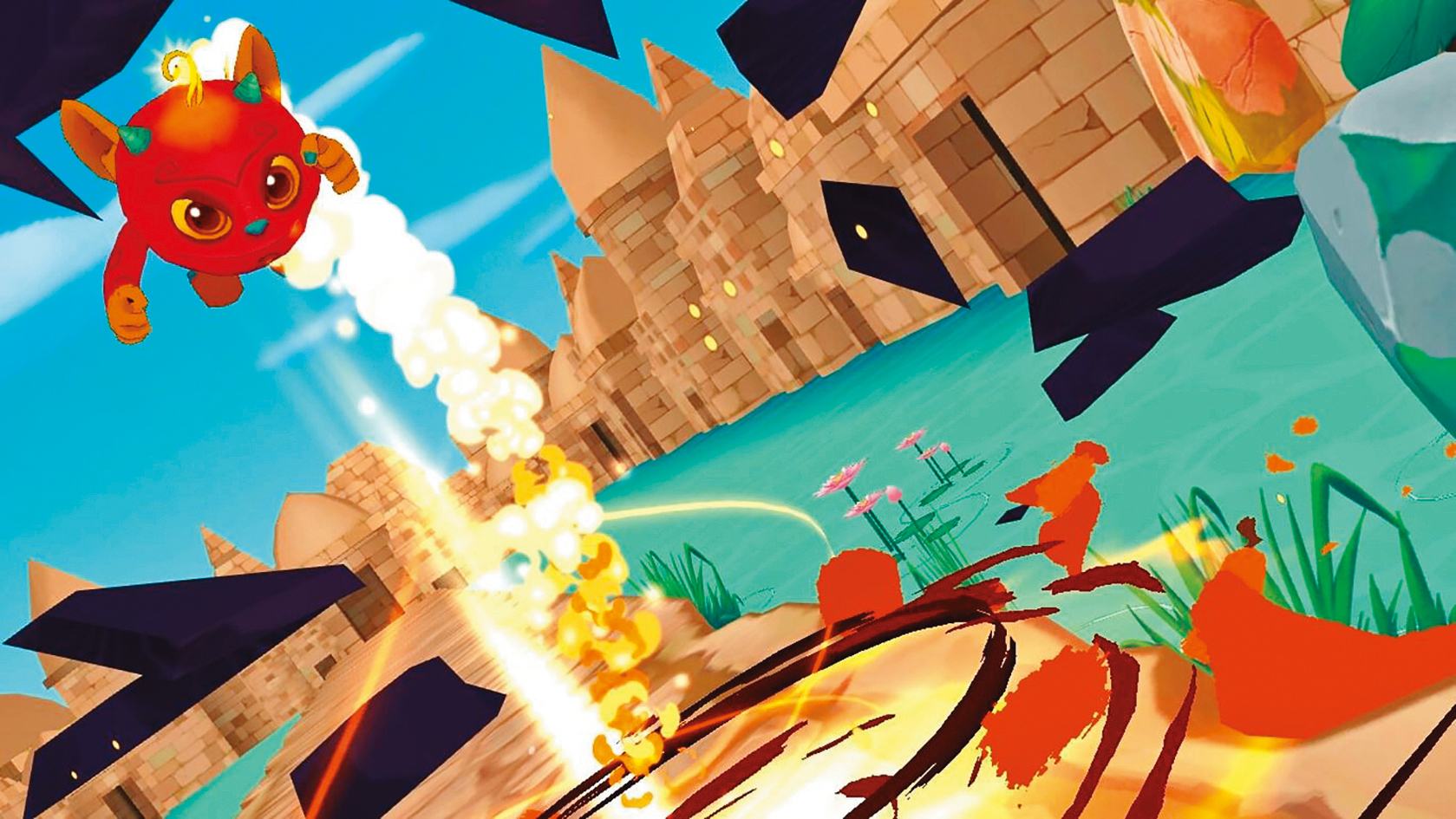 Switch遊戲《臺灣妖果》改編自公視動畫《妖果小學堂》，耗時約1年開發，並支援切換中、英、日、韓與台語。（翻攝自任天堂eShop）