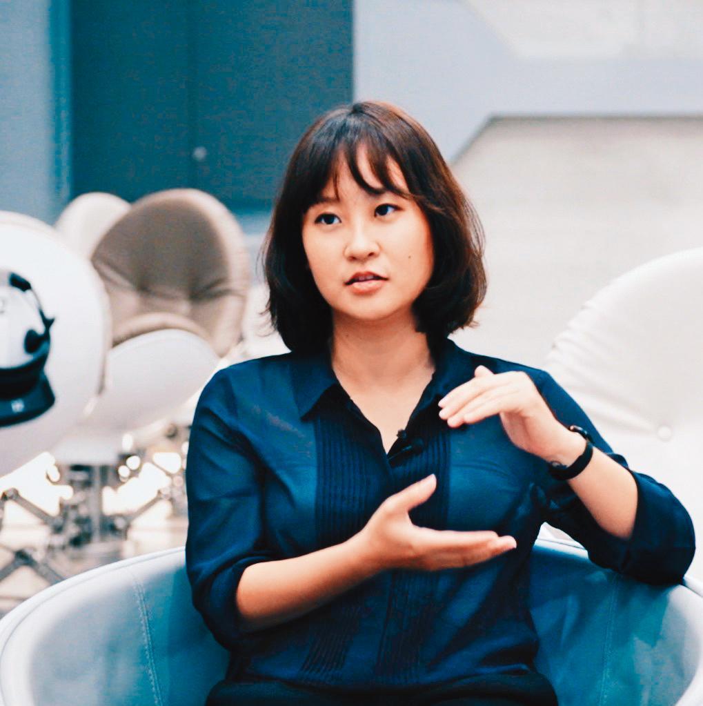 高雄VR體感劇院計畫統籌李懷瑾表示，選擇國際投資案時，希望內容或創作者與台灣有關。（高雄電影館提供）