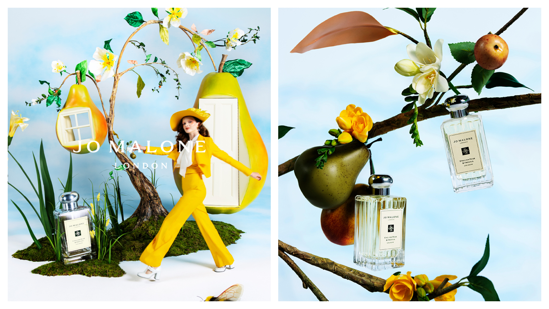 Jo Malone London今年特別以捕捉令人著迷且超脫現實的靈感概念，打造宣傳大片，在色彩繽紛又充滿童趣活力的威廉梨子樹世界，讓人特別想置身於這個香氛故事中。（Jo Malone London提供）