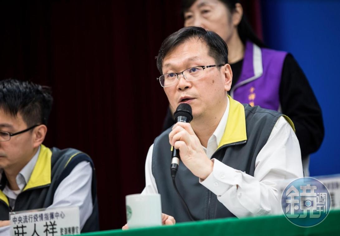 指揮中心發言人莊人祥表示,只要不調整原本的選項,直接加選BNT,順序就不會受到影響。(資料照)