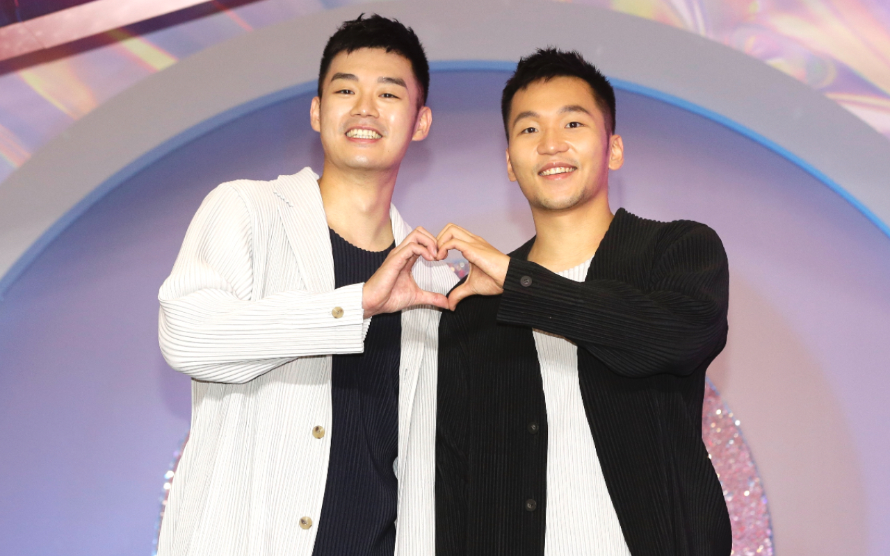 王齊麟（左）、李洋（右）現身微風信義之夜，展現超高人氣。