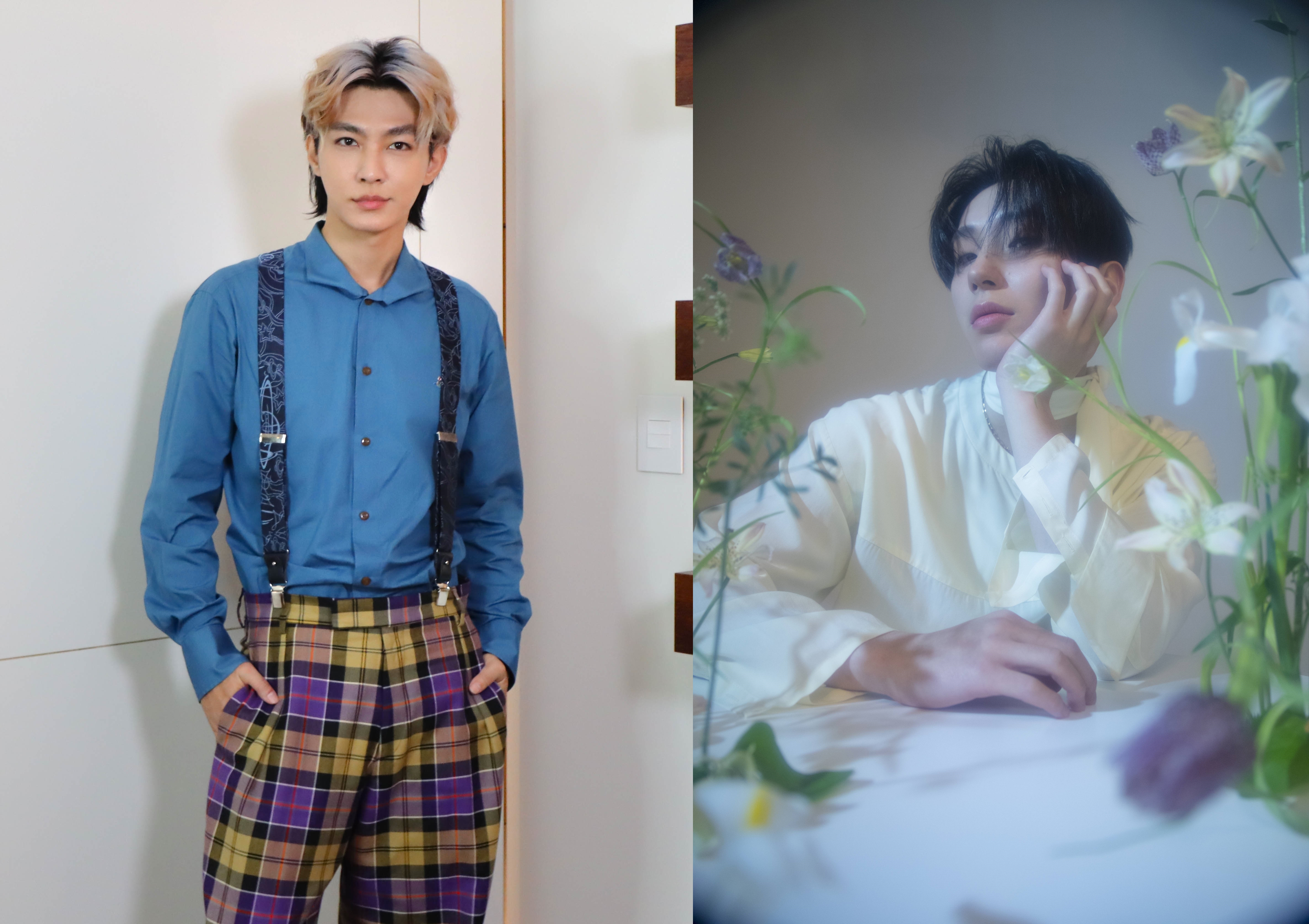 日前炎亞綸在自己的網路節目上訪問文鐘業。（台灣索尼音樂娛樂股份有限公司提供）