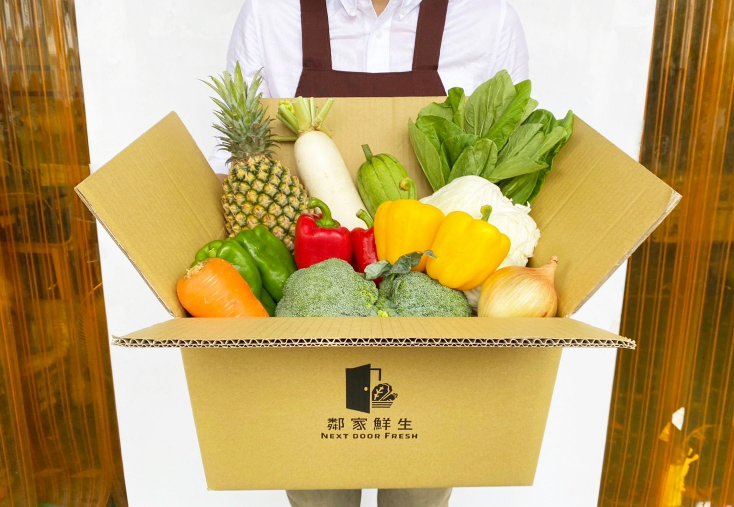 菜蟲農食真正落實縮短「從產地到餐桌」距離的願景，讓消費者吃得更新鮮，也降低配送過程中產生的碳排放及食物浪費。（翻攝自鄰家鮮生粉絲團）