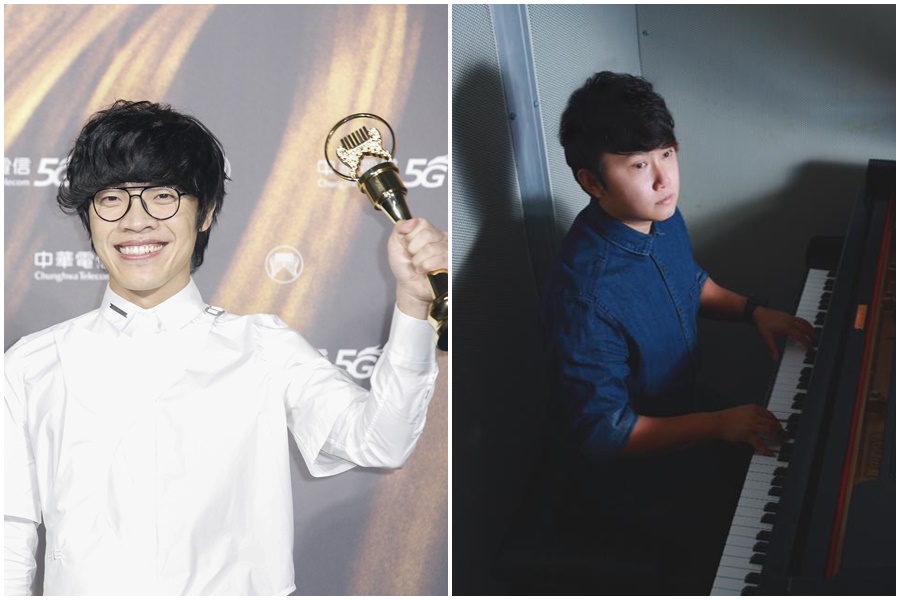 〈刻在〉創作人謝佳旺在臉書喊冤，強調〈刻在〉是原創，絕非抄襲。（左圖本刊資料照、右圖翻攝自謝佳旺臉書）