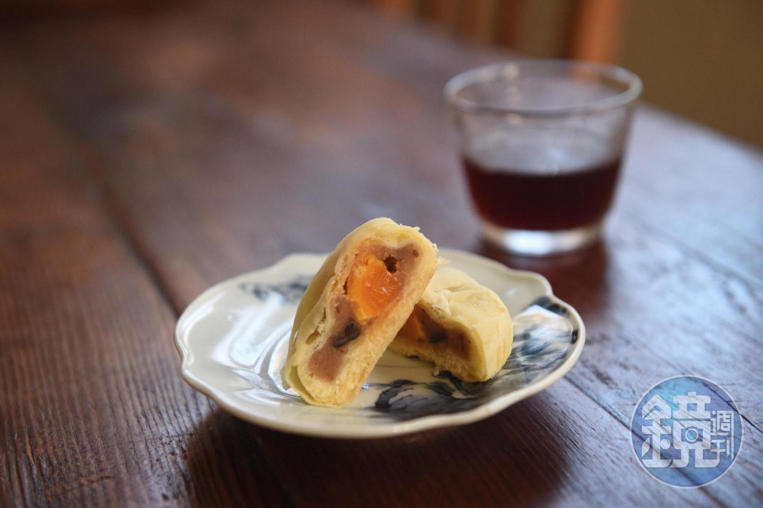 「和牛綠豆椪」的和牛肉臊不扎口,主要是取牛油浸潤綠豆餡。