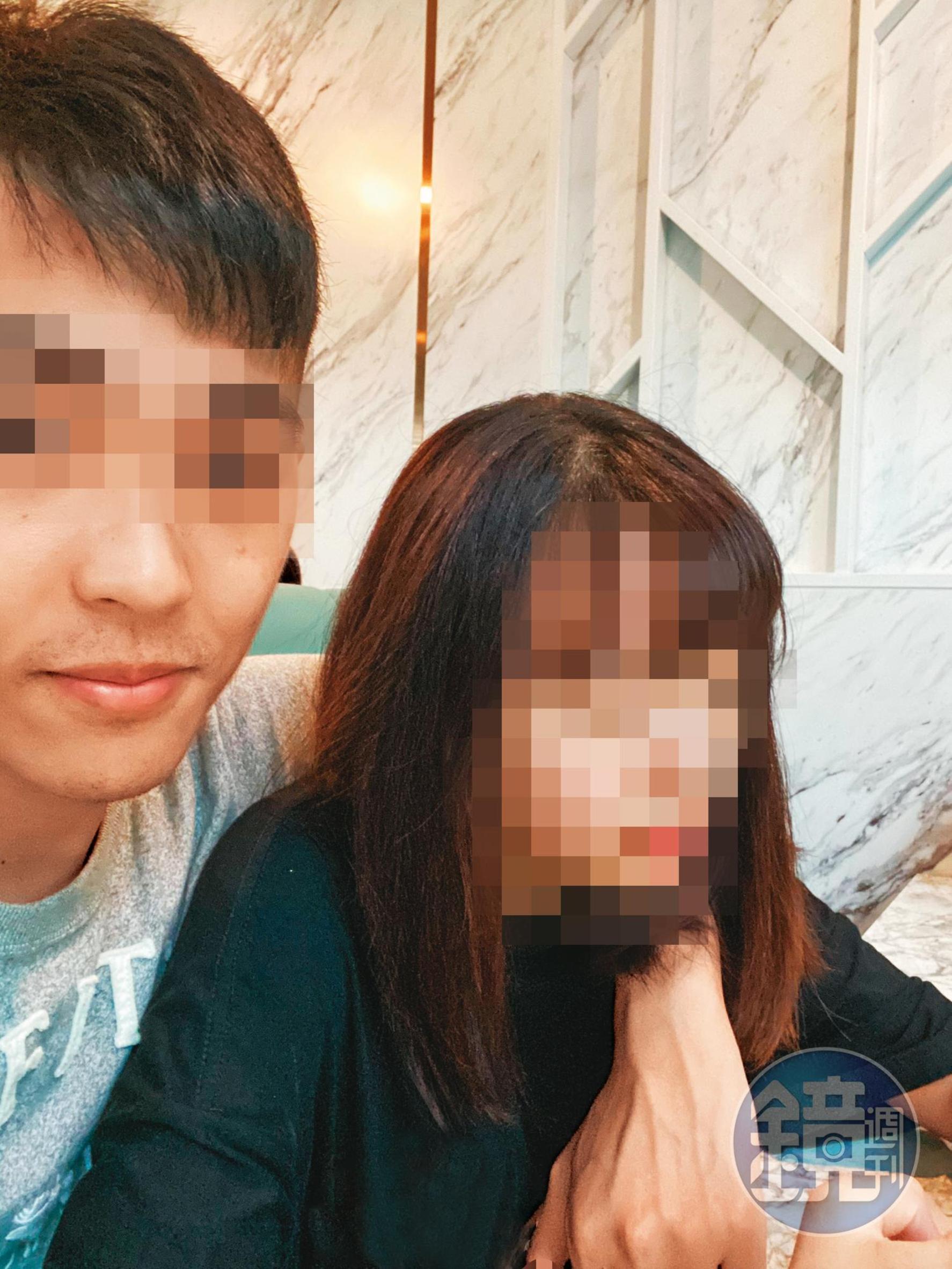 班姓男子(左)兼職家教,看見漂亮學生就會展開追求。(讀者提供)