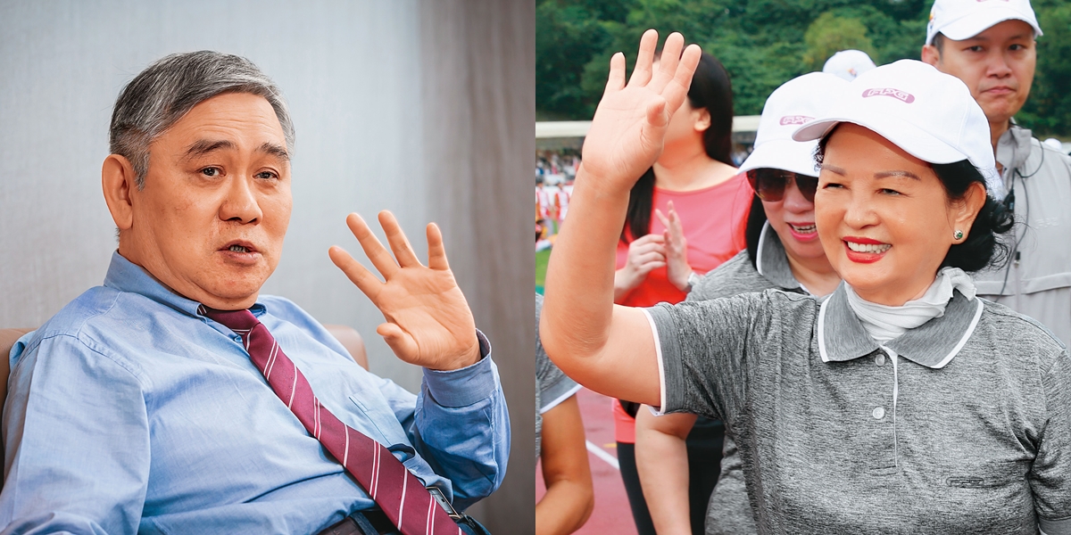 宏仁集團總裁王文洋(左圖)與三娘李寶珠(右圖)和解,將完成分配父親王永慶國內遺產528億元。