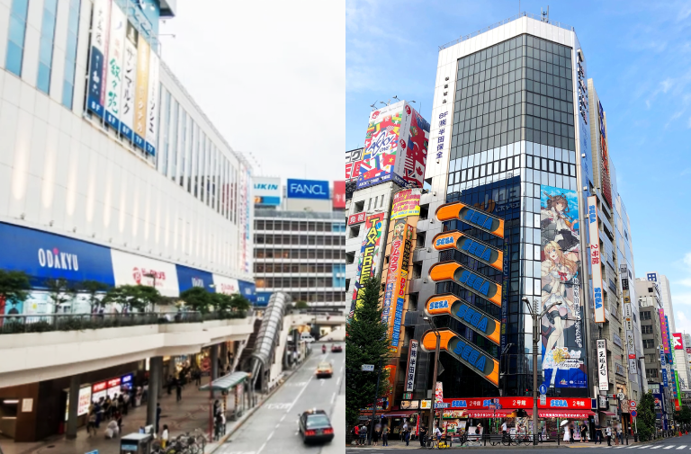 位於新宿車站西口的《小田急百貨（ODAKYU）》新宿本館將整棟拆除。受觀光客熱愛的秋葉原，以遊戲機台與夾娃娃為主的《SEGA秋葉原2號店》也已結束營業。（圖片來源photoAC／推特@SEGA_OFFICIAL）