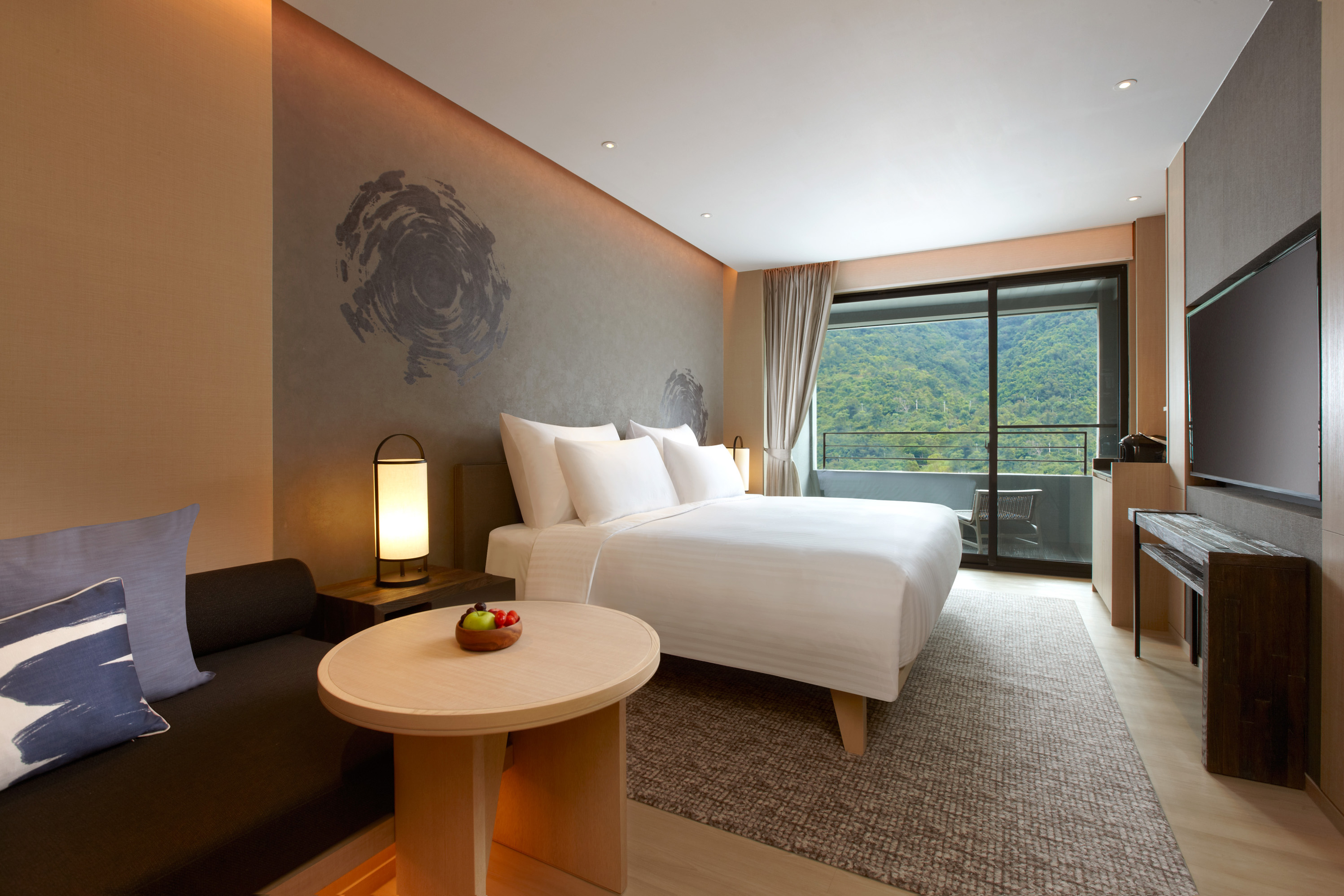 礁溪寒沐客房，優雅舒適。（礁溪寒沐提供）