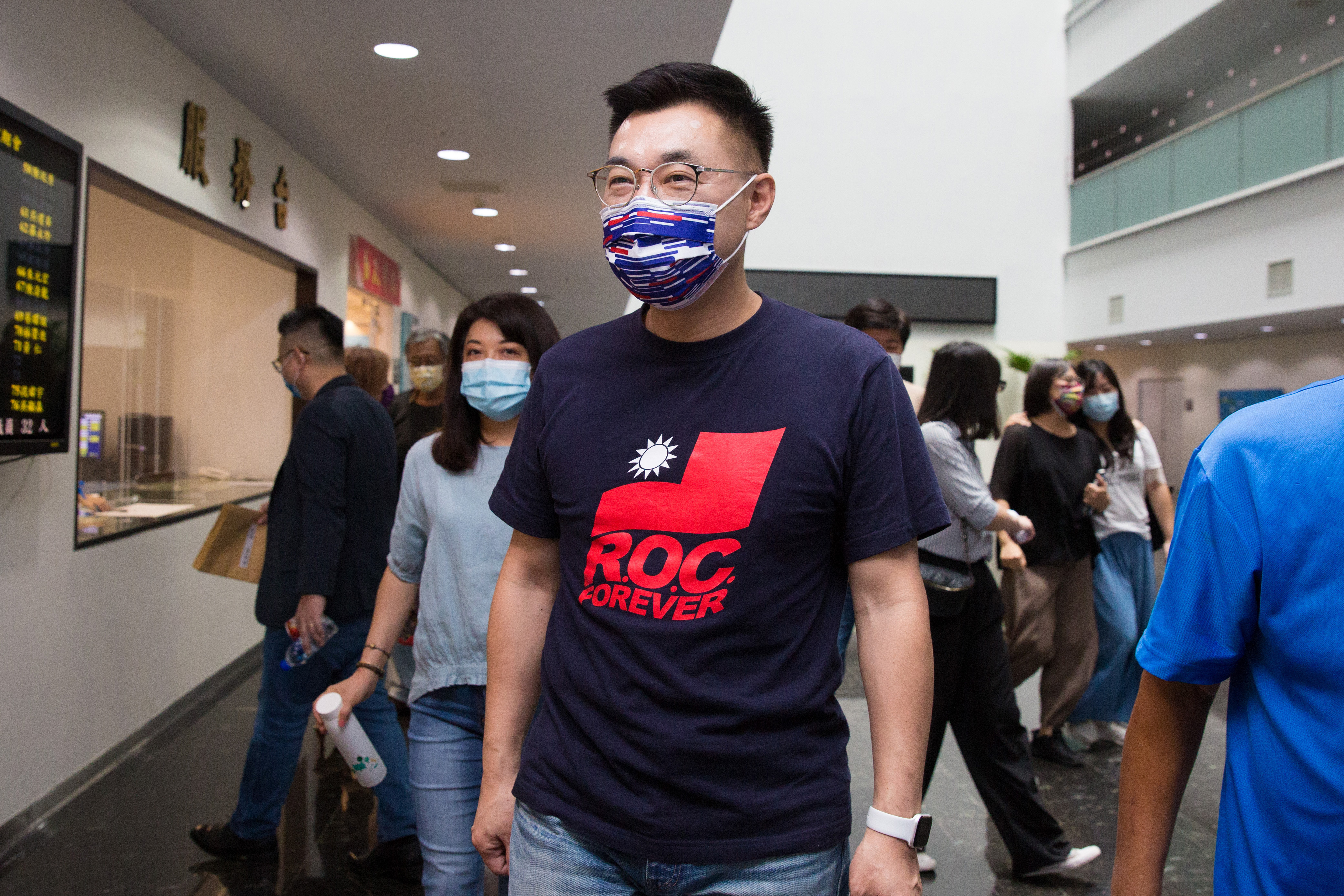 國民黨主席江啟臣今天表示,蔡英文帶頭施打高端疫苗後,後面卻沒有人跟上,官員接種高端的比例不到3%。(本刊資料照)