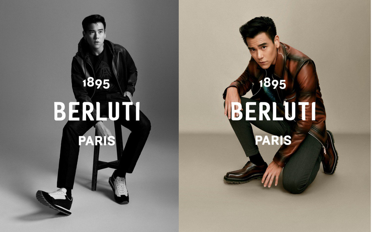 彭于晏演繹Berluti全新一季形象廣告。（Berluti提供）