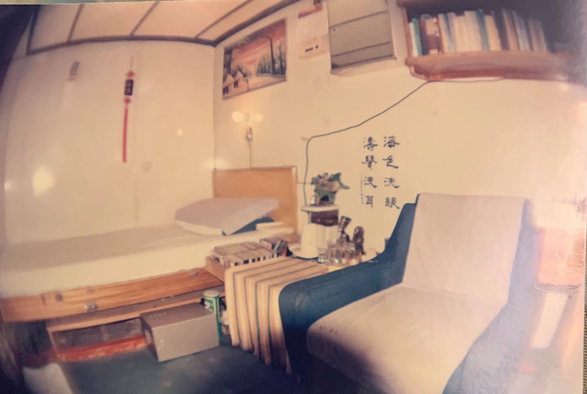 這是當年我住的船艙。