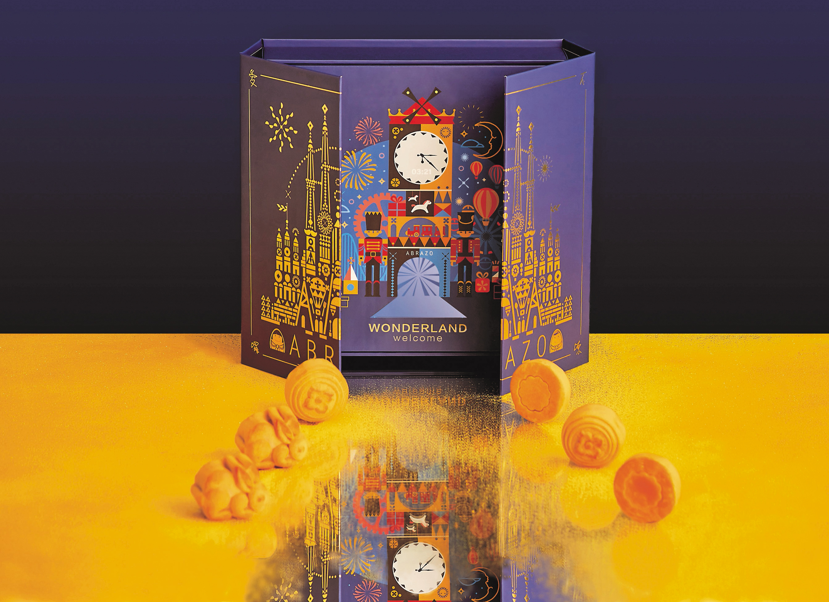 打開禮盒、踏上月球遊樂園,愛不囉嗦的月餅禮盒中有創意大富翁遊戲,好吃又好玩。