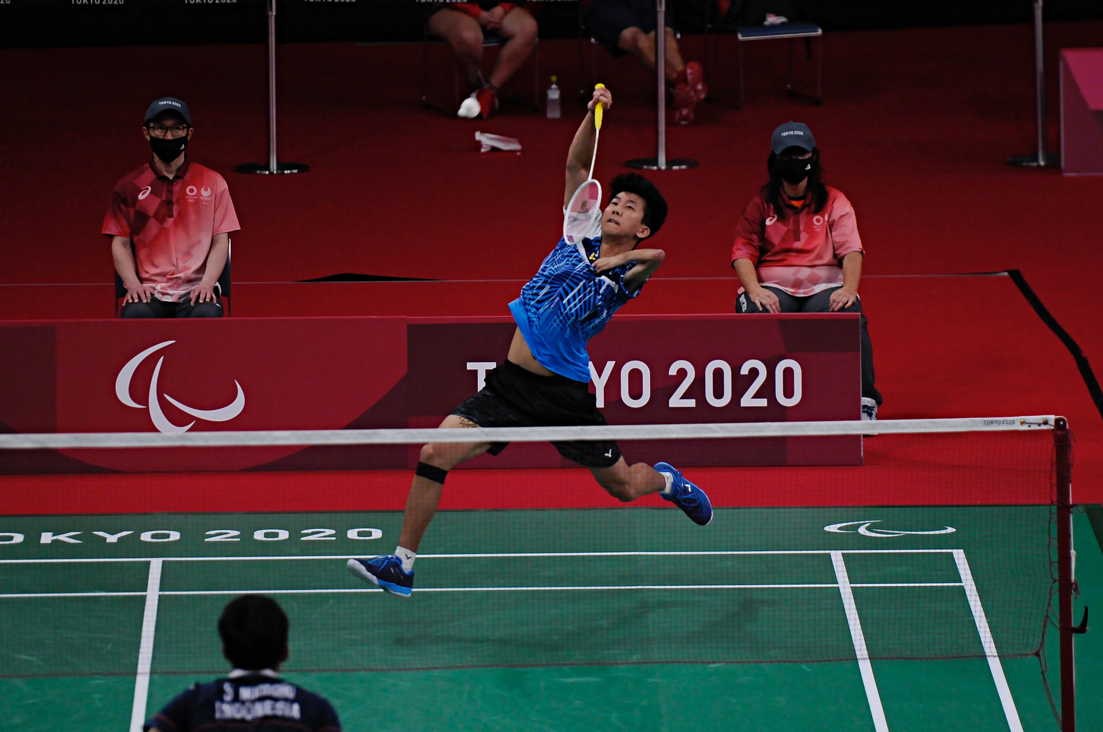 方振宇首度參加帕運羽球男單勇闖4強。（體育署提供）