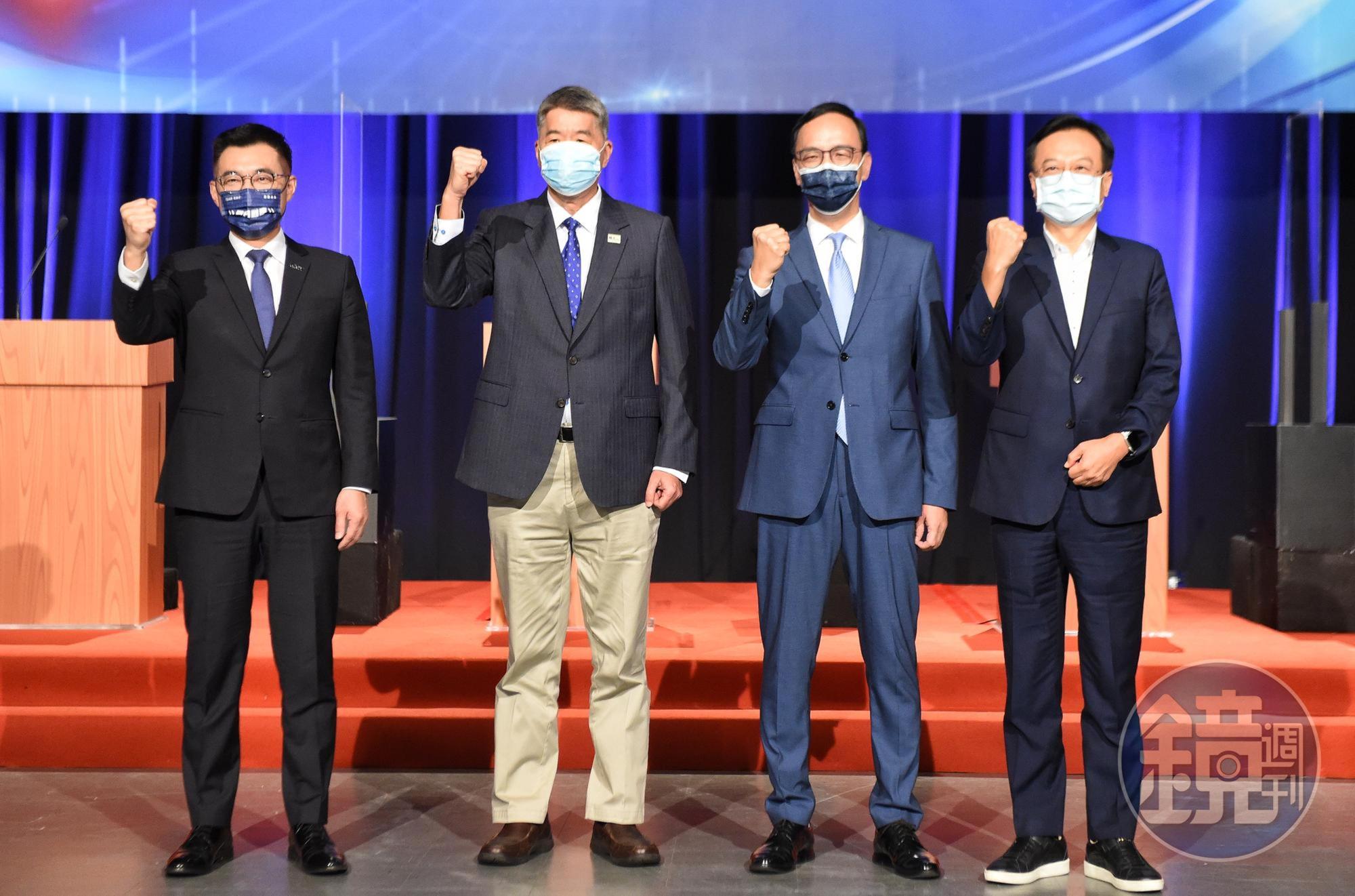 國民黨今日進行黨主席選戰政見辯論會。