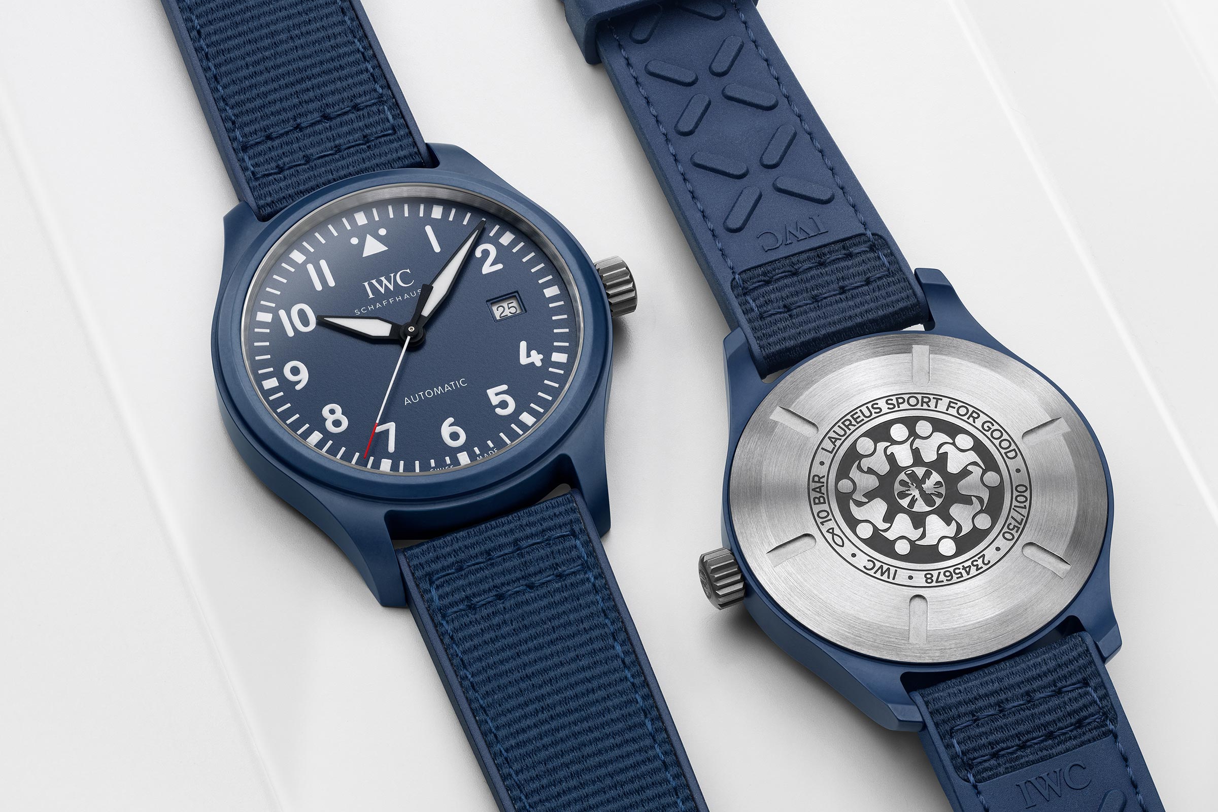 【新錶2021】IWC最新勞倫斯體育公益基金會特別版，不只面盤是藍色，錶殼也是！