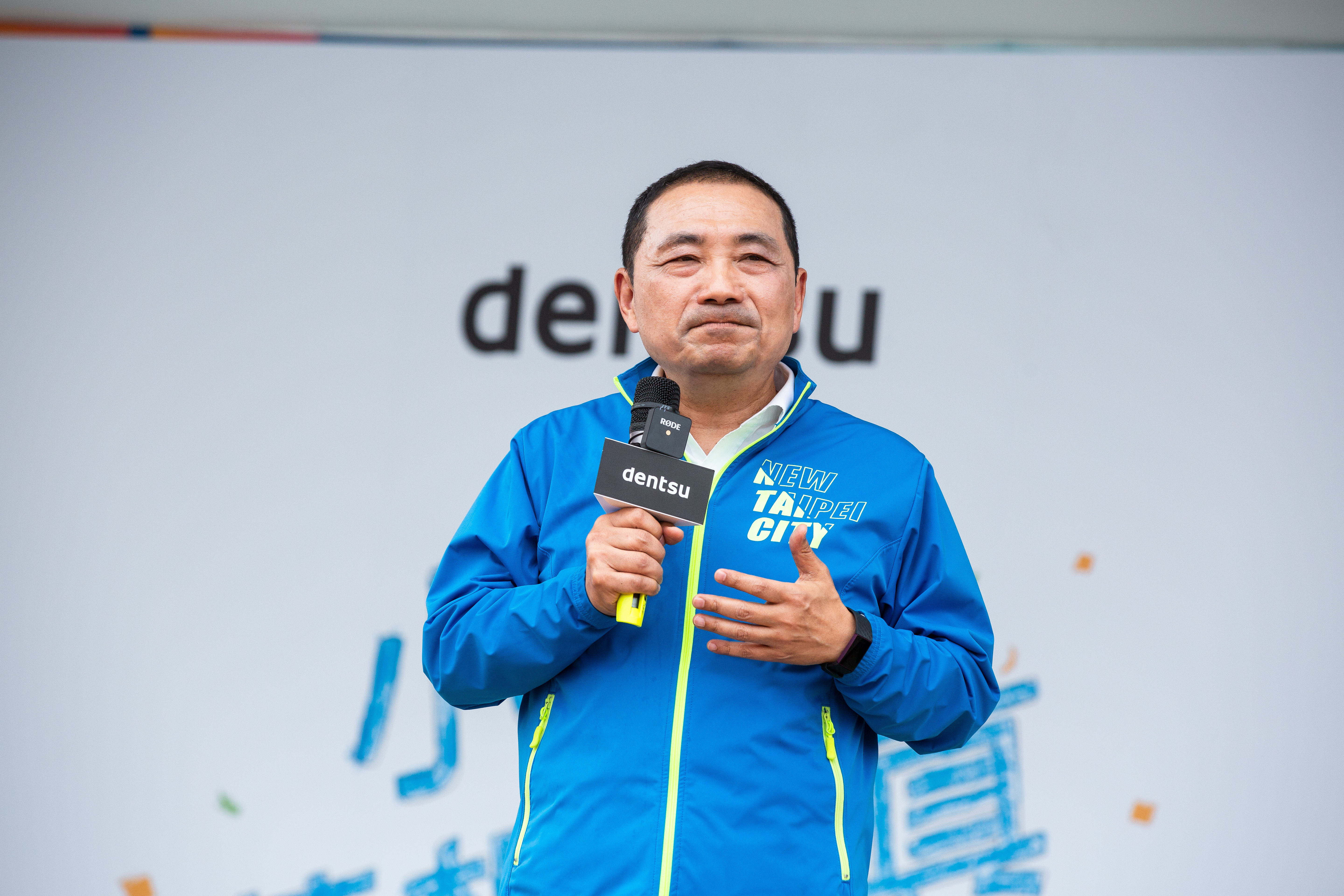 新北市長侯友宜(圖)對於幼兒園老師確診,喊話希望能趕快幫老師們施打第二劑疫苗。(本刊資料照)