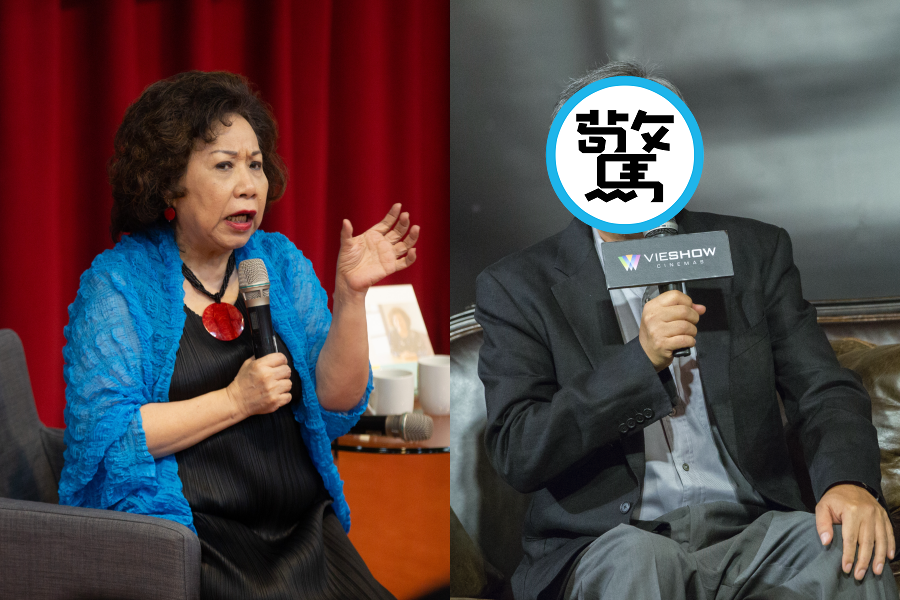 黃越綏（左）認為，在中國整肅演藝圈的作為日益惡化之下，台灣導演可能也會成為封殺對象。（本刊資料照）