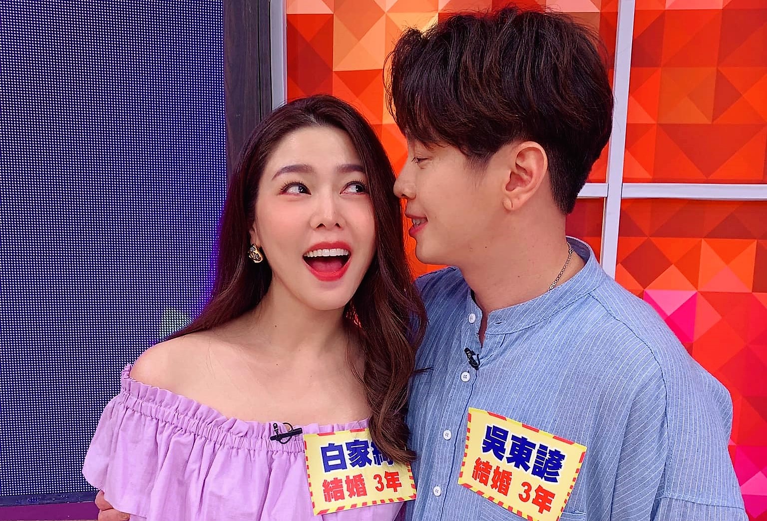 白家綺曾被吳東諺嚇到，讓正在下廚煮好料的她切到手。（翻攝自白家綺臉書）