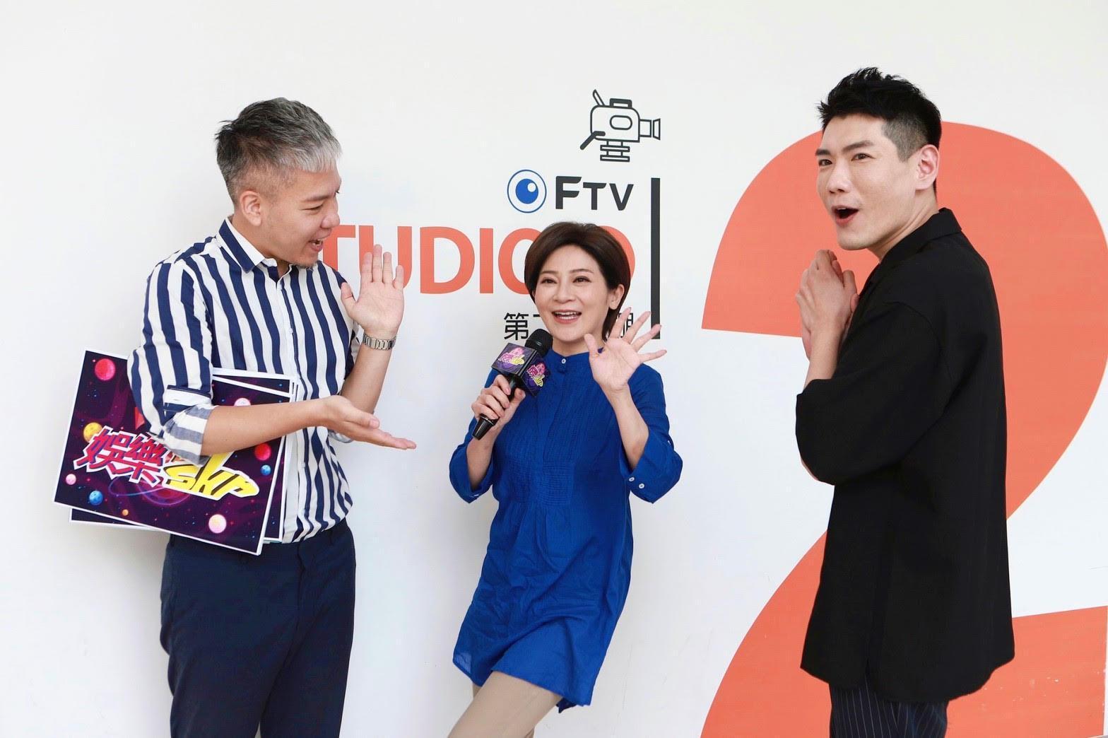 王彩樺自認台語很好,卻不小心漏氣。(民視提供)