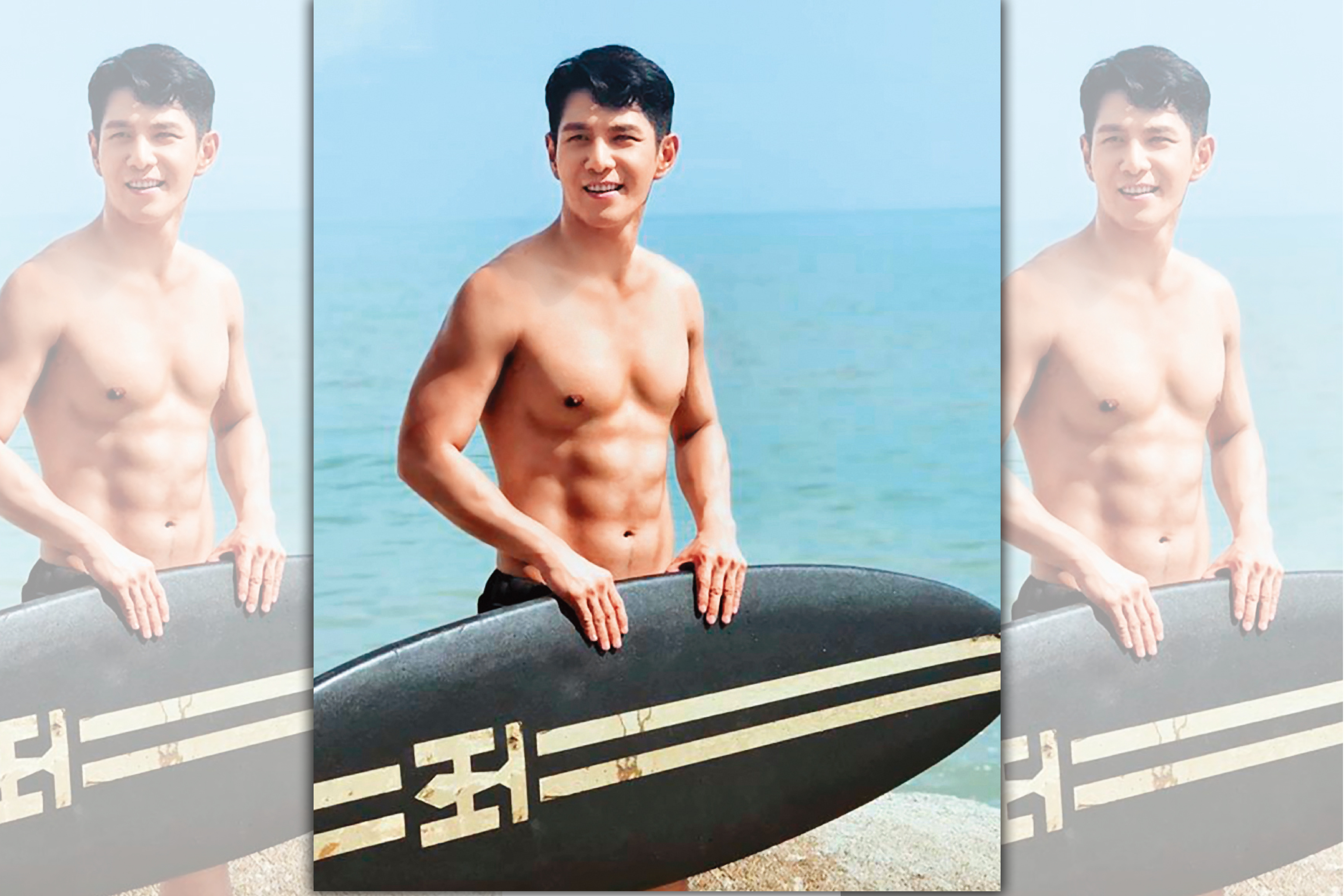 戴祖雄身兼健身教練，一向以好身材走闖演藝圈。（翻攝自祖雄臉書）