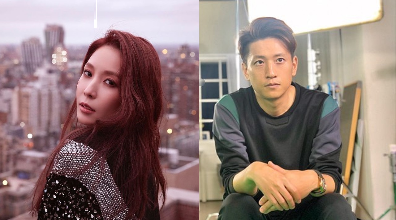 寶兒 （左圖）的親哥哥權淳旭罹患腹膜癌病逝，享年39歲。（左圖翻攝自寶兒Instagram，右圖翻攝自權淳旭Instagram）