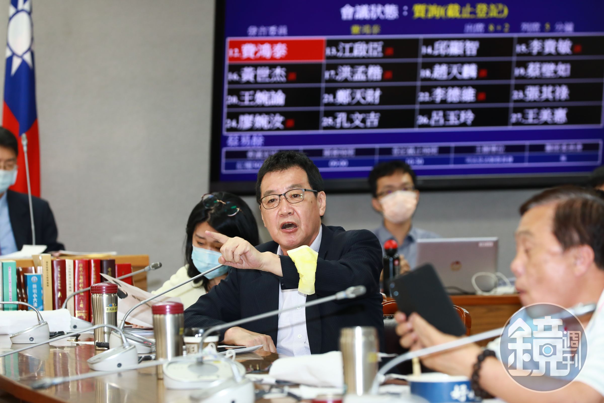 對於監察院人權委員會明年編列1.4億元預算，費鴻泰直批是「人權花瓶」。（本刊資料照）