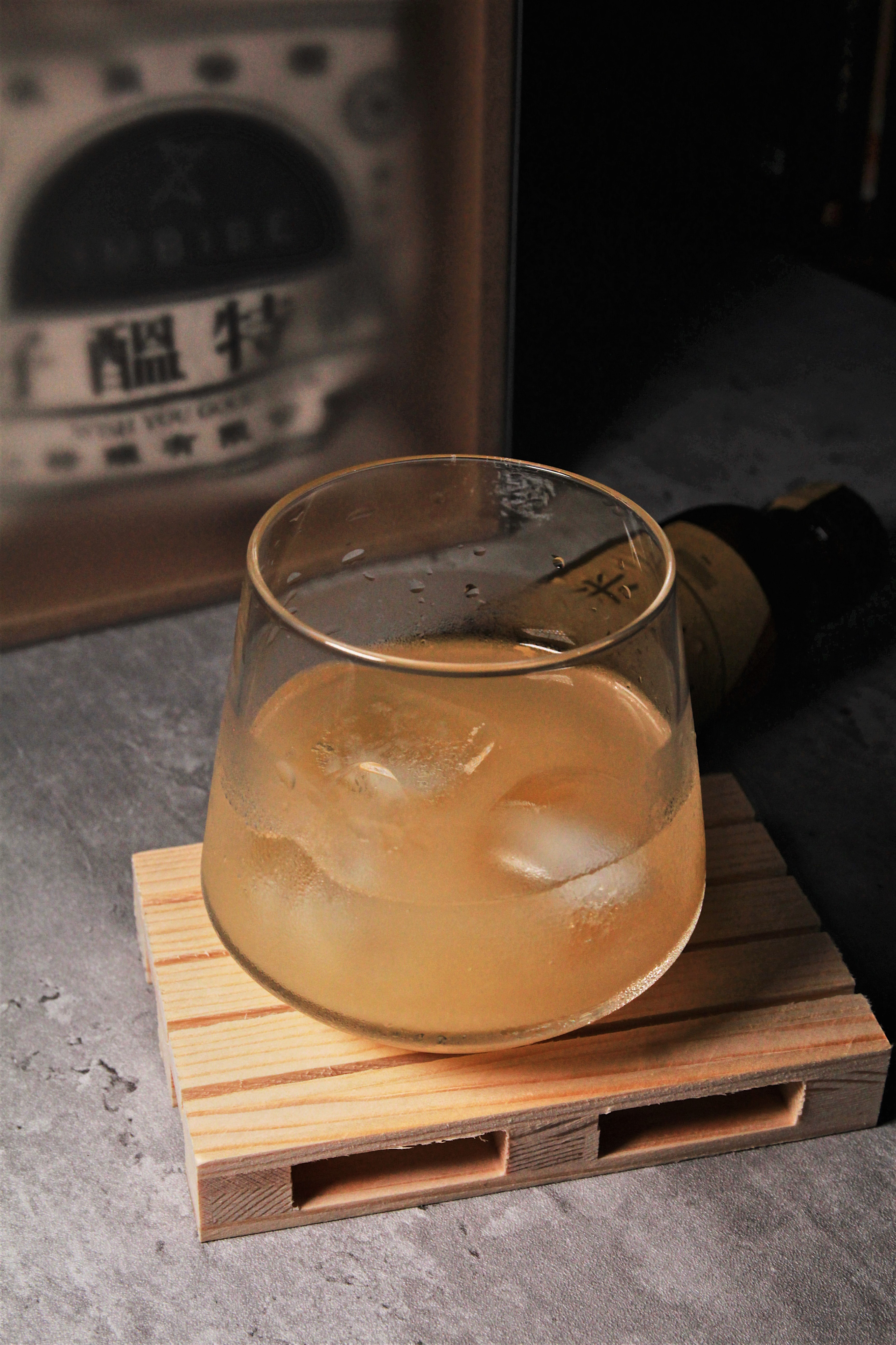 「米香文旦」使用南投酒廠出產的小米酒搭配文旦和味醂。