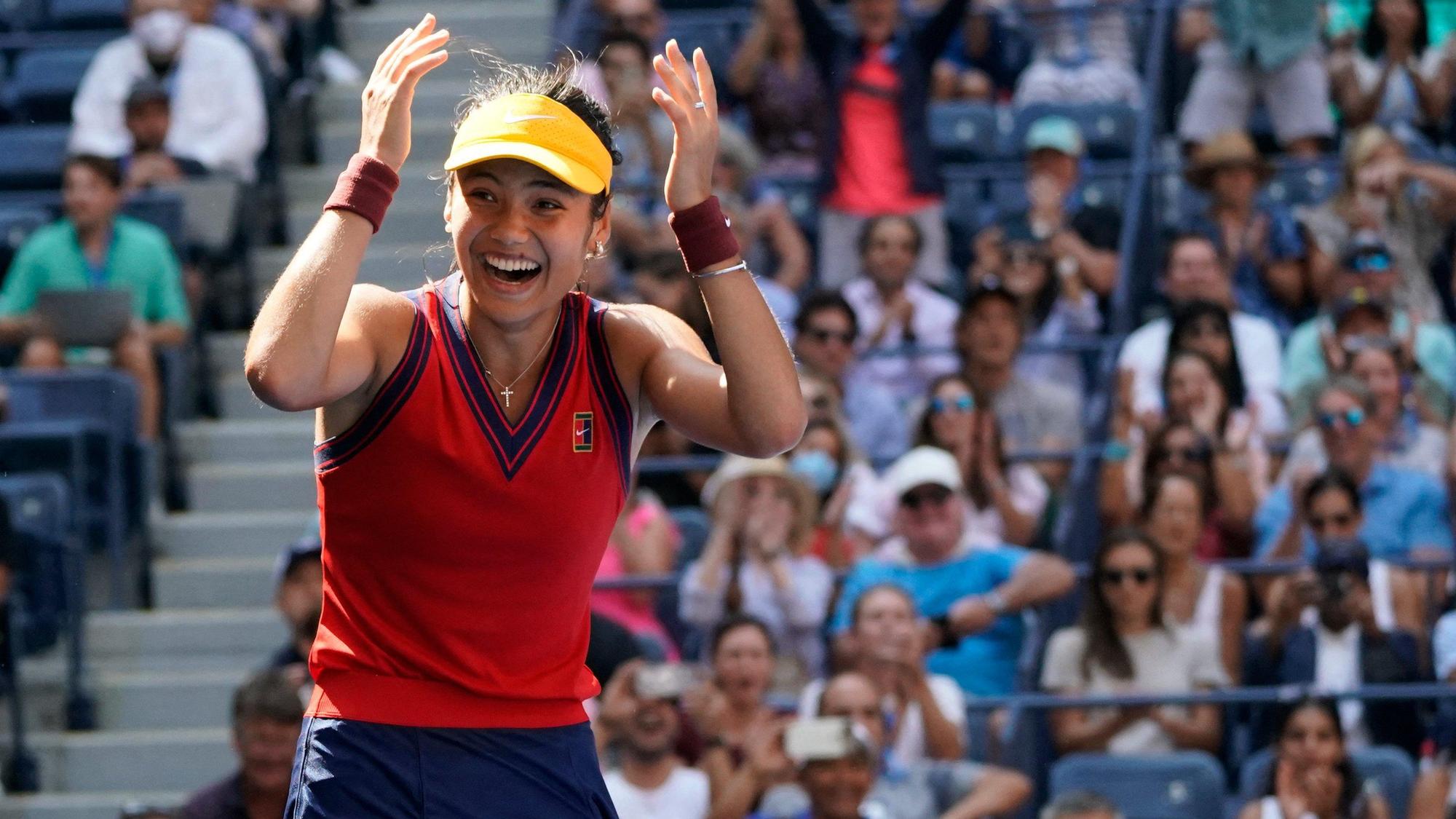 拉杜卡努成為史上第一位闖入美網女單4強的資格賽選手。(翻攝US Open推特)