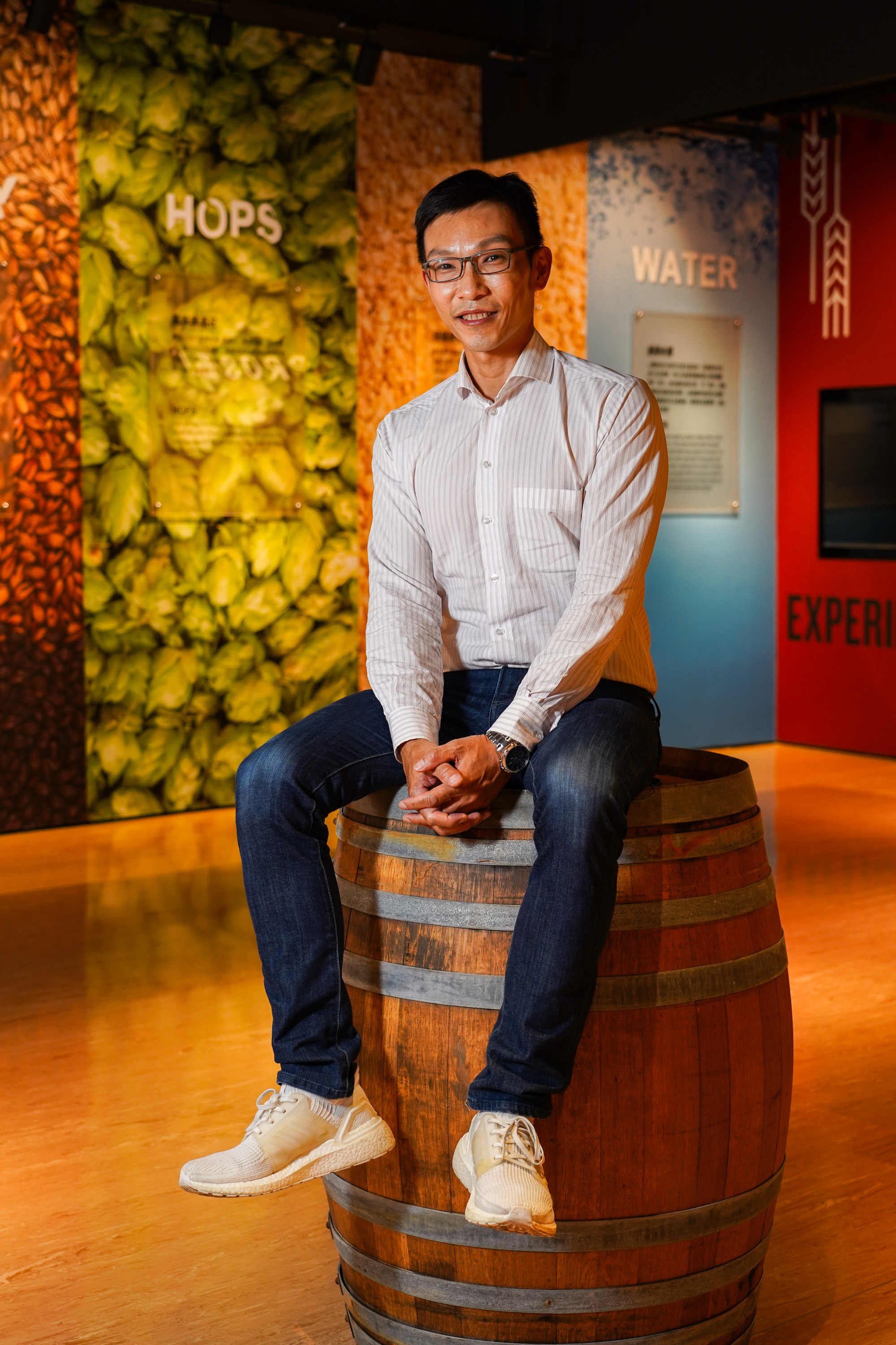 行銷部資深經理方偉立的餐酒搭配經驗深厚。