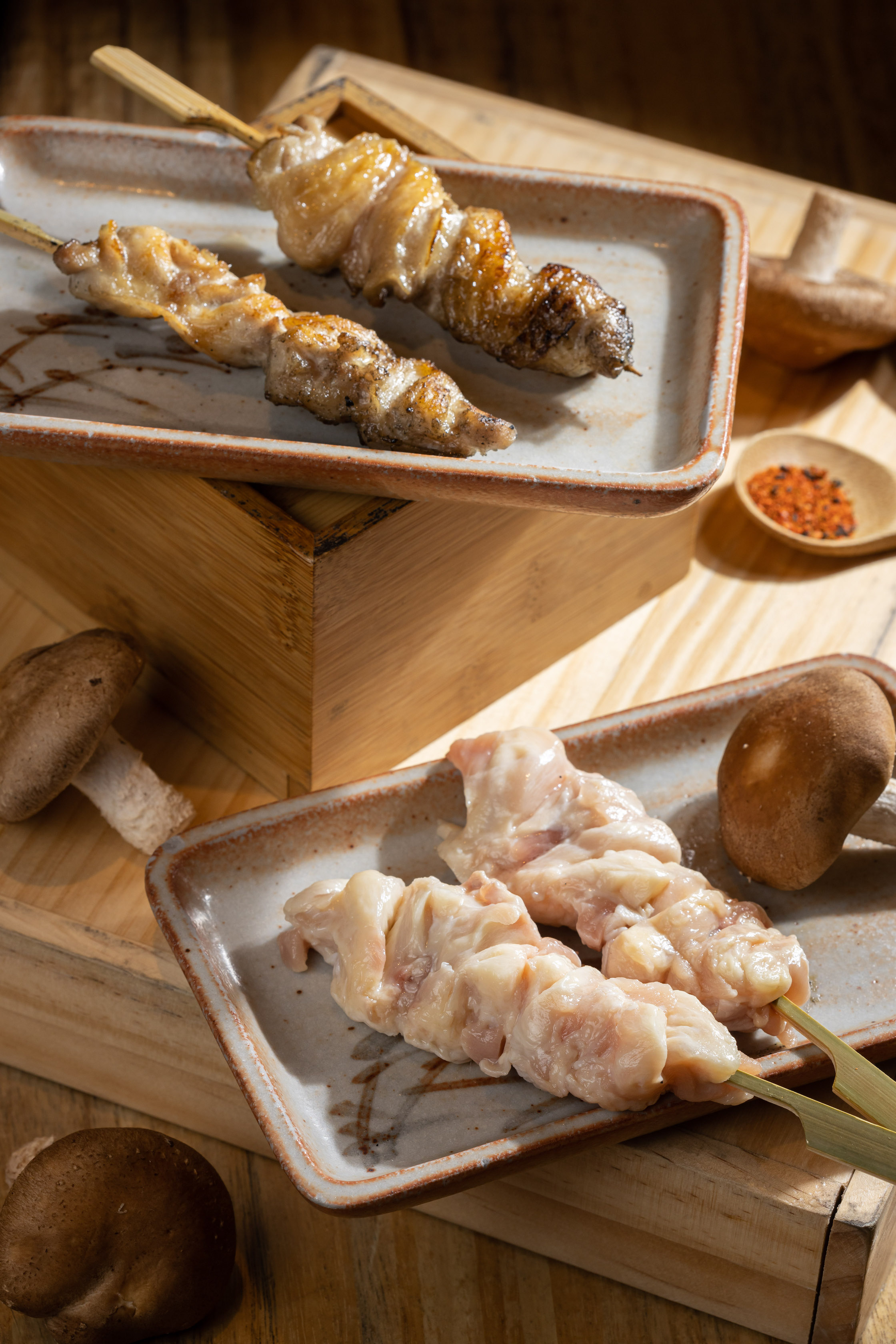 「鳳尾」就是愛恨兩極的雞屁股,但鳥喜處理得當,吃來外脆內嫩沒怪味。(240元/4串)