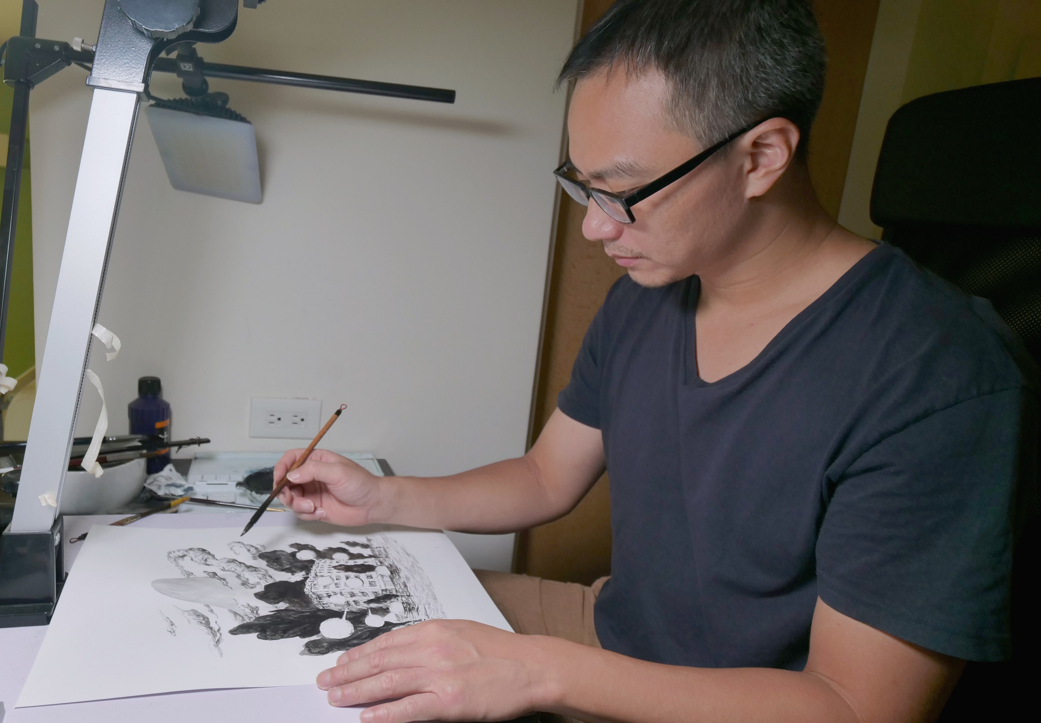 吳識鴻擁有豐富的圖像及動畫創作經驗。（目宿媒體提供）