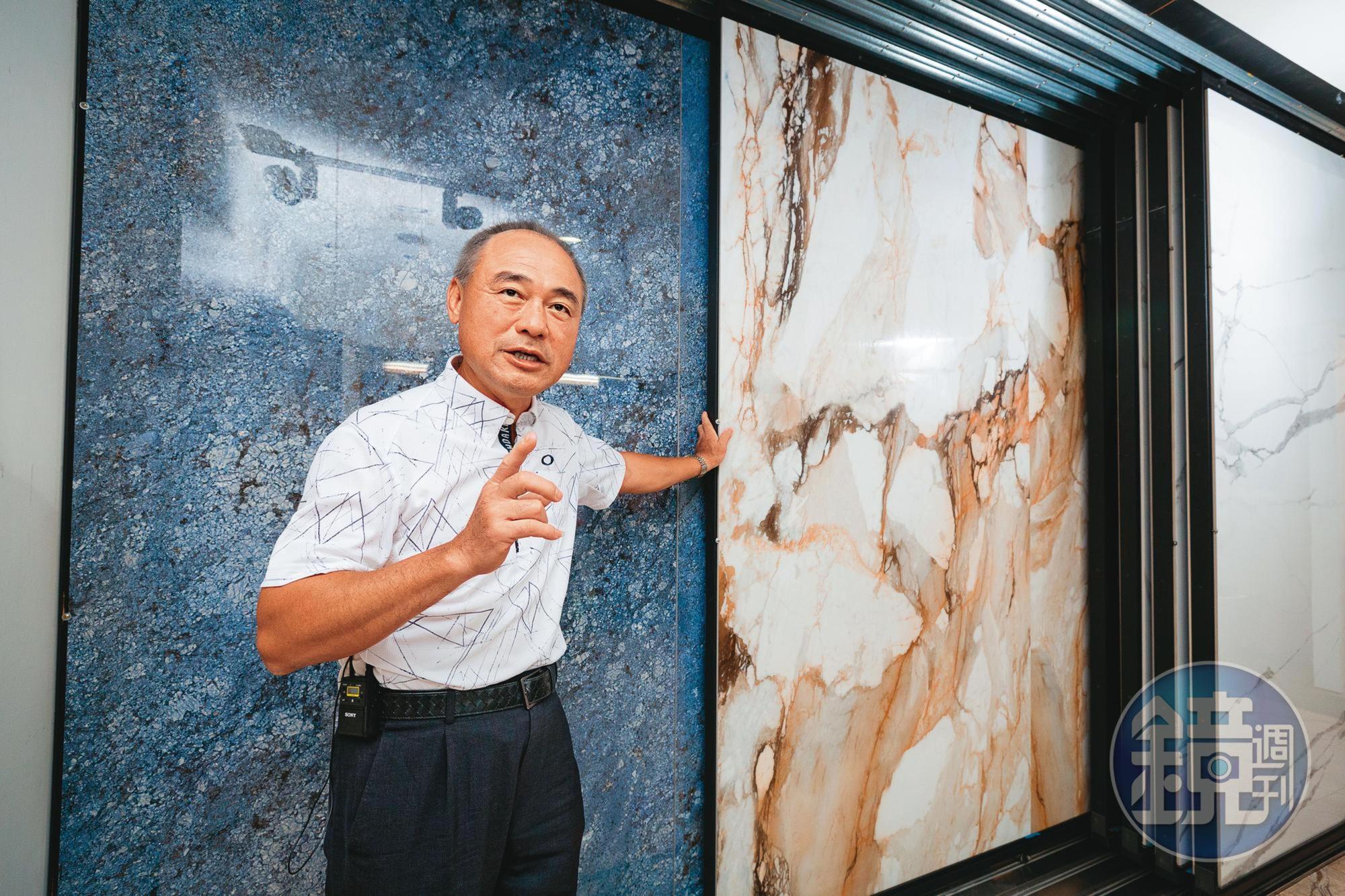 陳裕愷（圖）批冠軍磁磚在台灣賺的錢不夠中國虧損，林榮德怒斥不實指控。