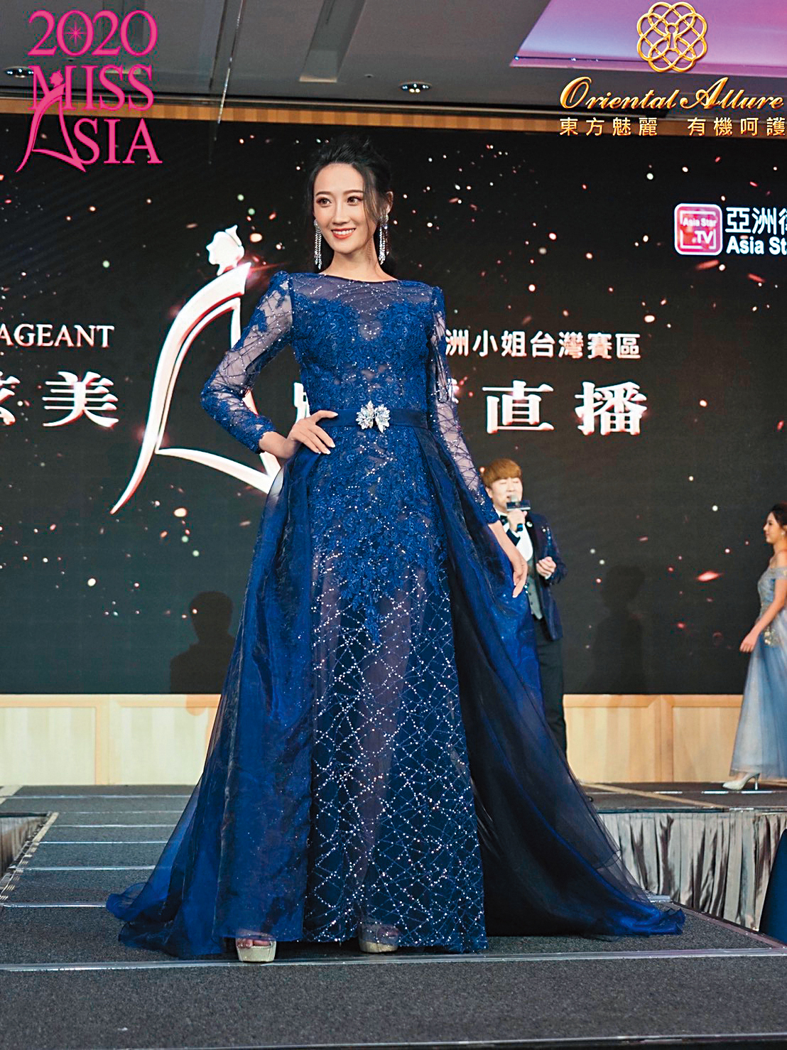 雪兒寶寶曾參加亞洲小姐台灣區選拔，獲得「完美女神大賞」殊榮。（浪LIVE提供）