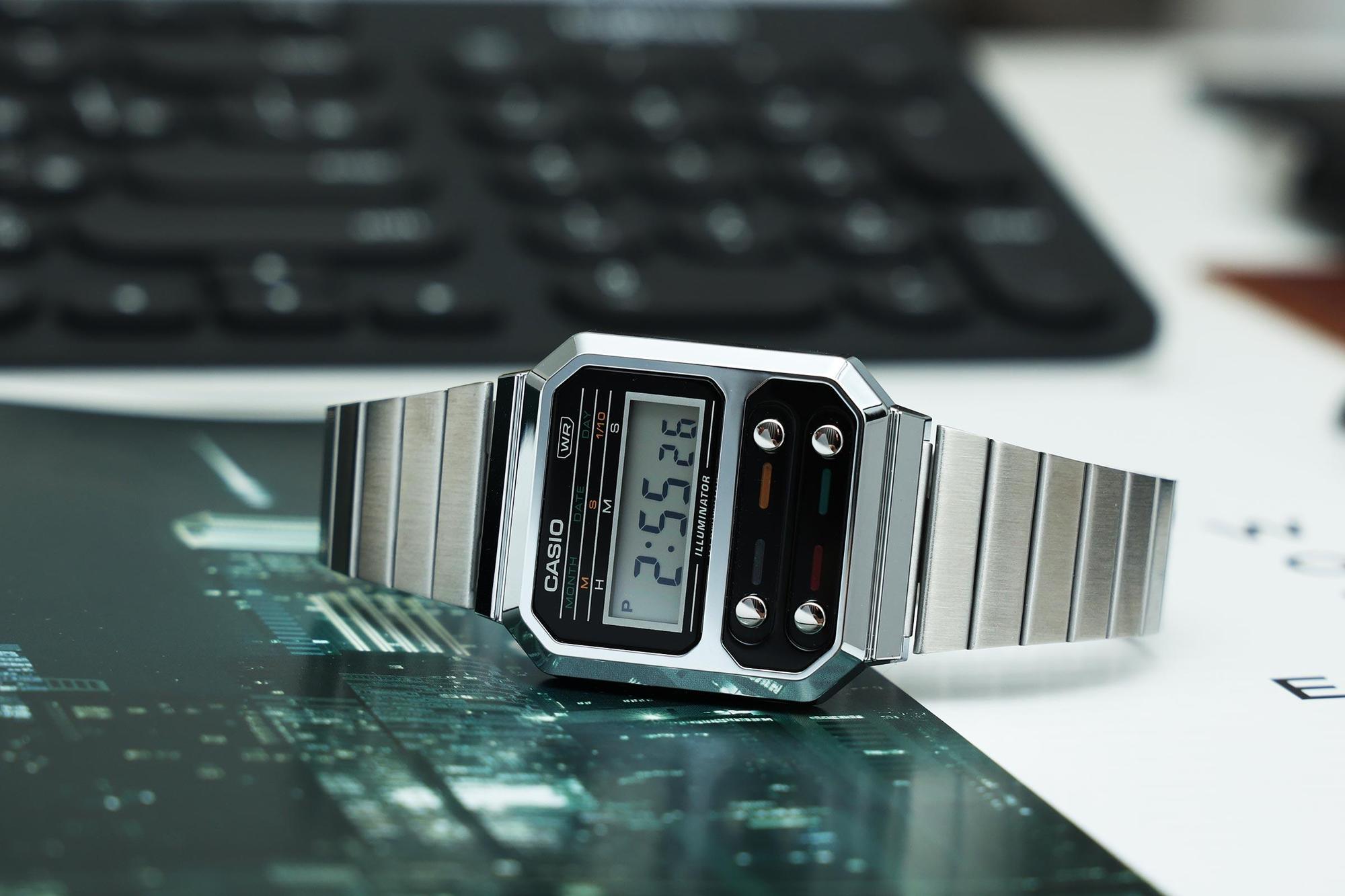 CASIO A100WE-1A,定價NT$1,500。